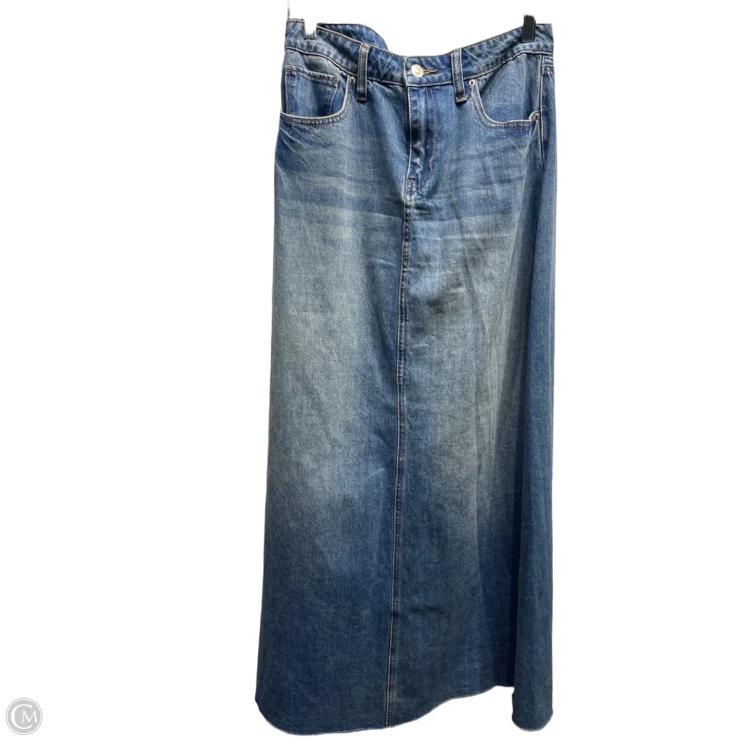 Skirt Maxi By ASHLEY MASON In Blue Denim, Size: L