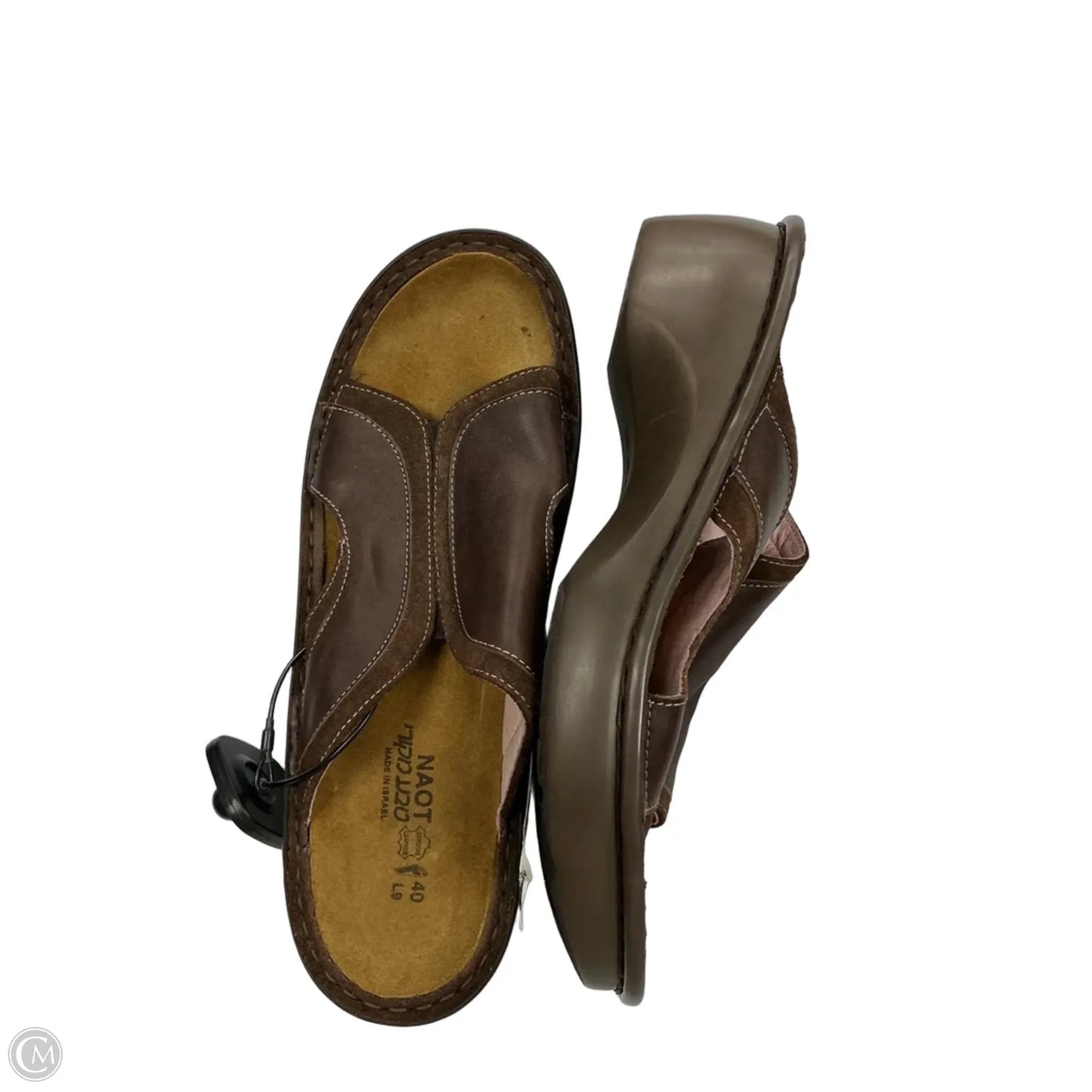 Sandals Flats By Naot In Brown, Size: 9