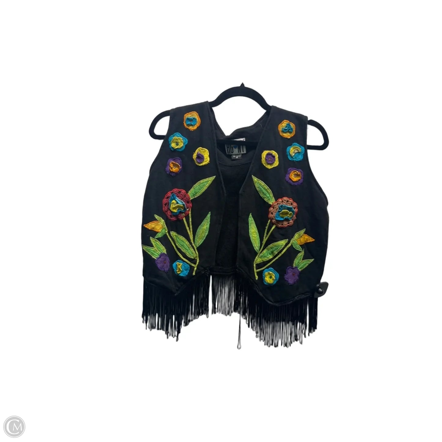 Vest Other By hg ny In Black & Yellow, Size: M