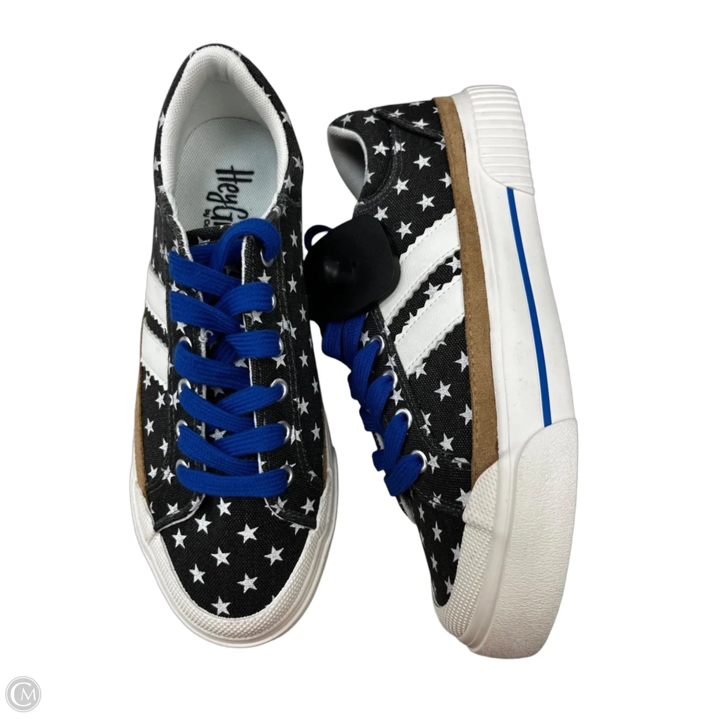 Shoes Sneakers By Corkys In Black & White, Size: 8