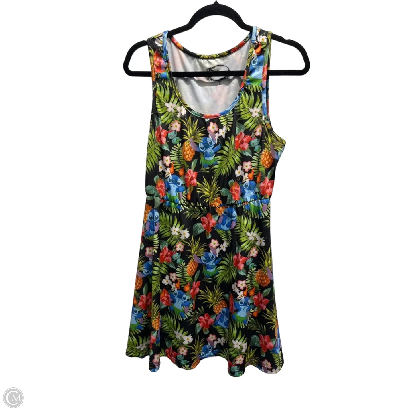 Dress Casual Short By Disney In Black & Red, Size: Xl
