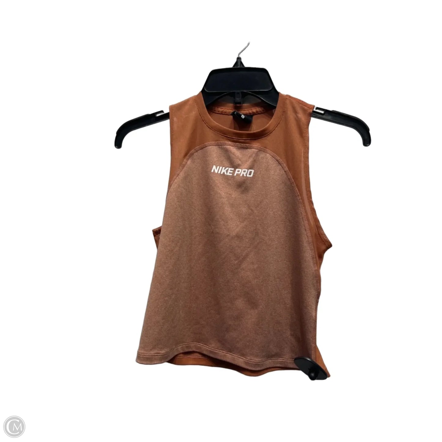 Athletic Tank Top By Nike Apparel In Orange, Size: M