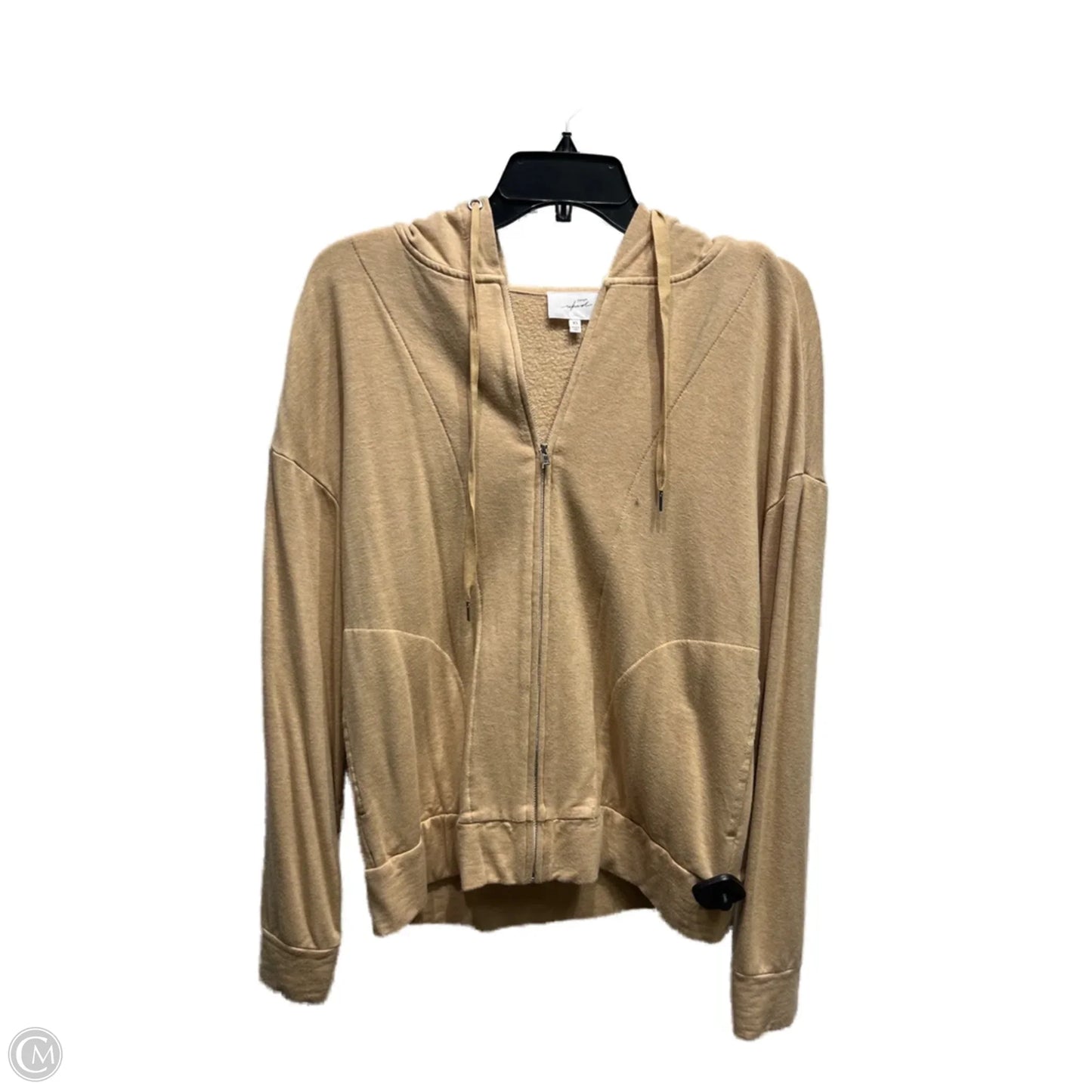 Sweatshirt Hoodie By Soma In Tan, Size: Xs