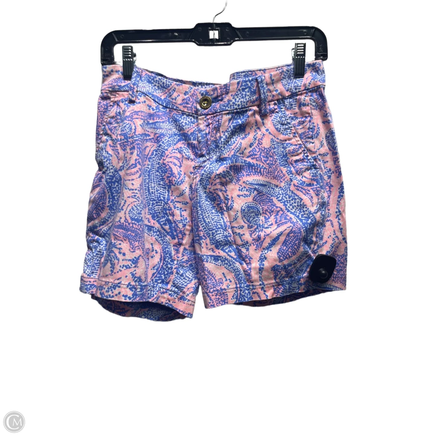 Shorts Designer By Lilly Pulitzer In Blue & Pink, Size: 4