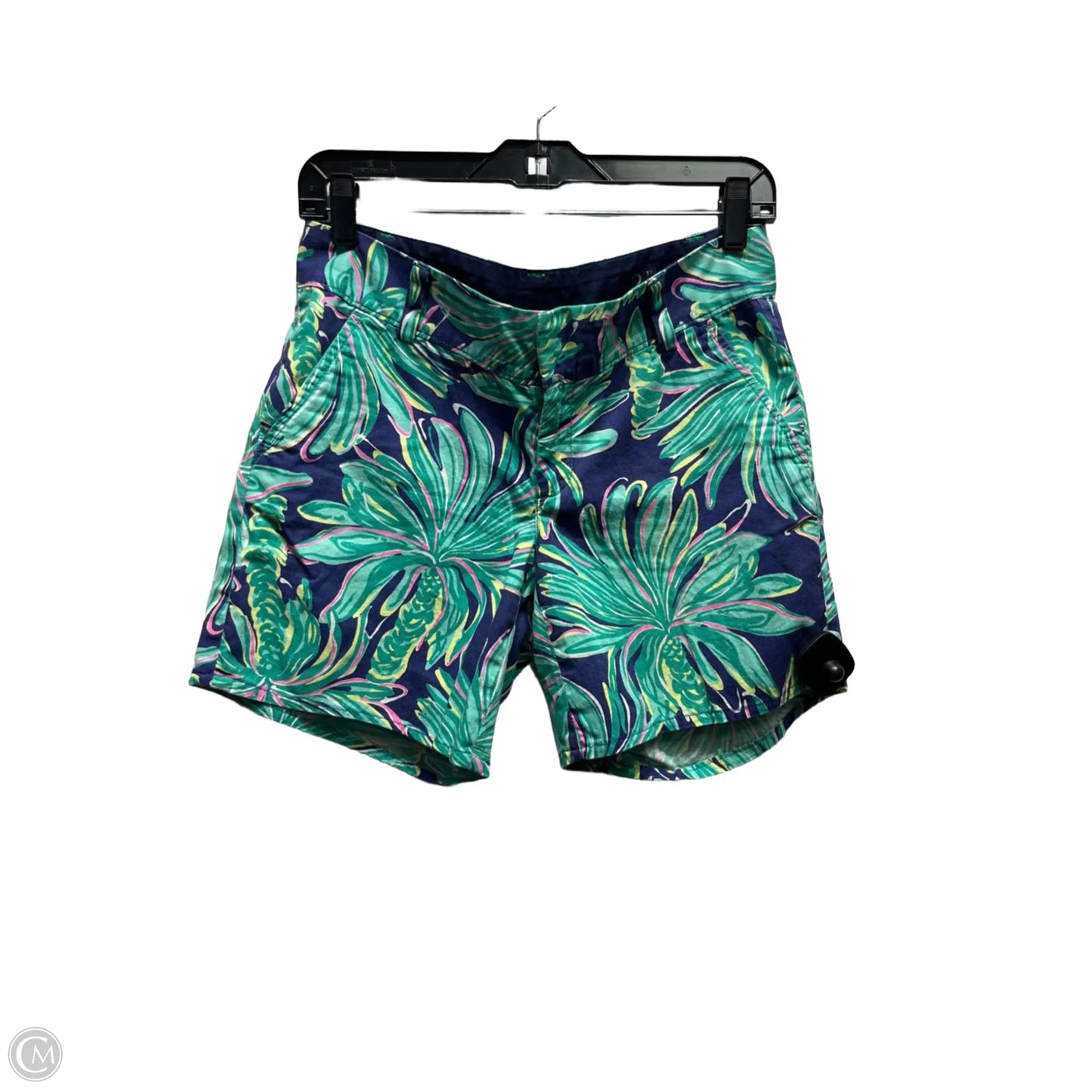 Shorts Designer By Lilly Pulitzer In Blue & Green, Size: 2