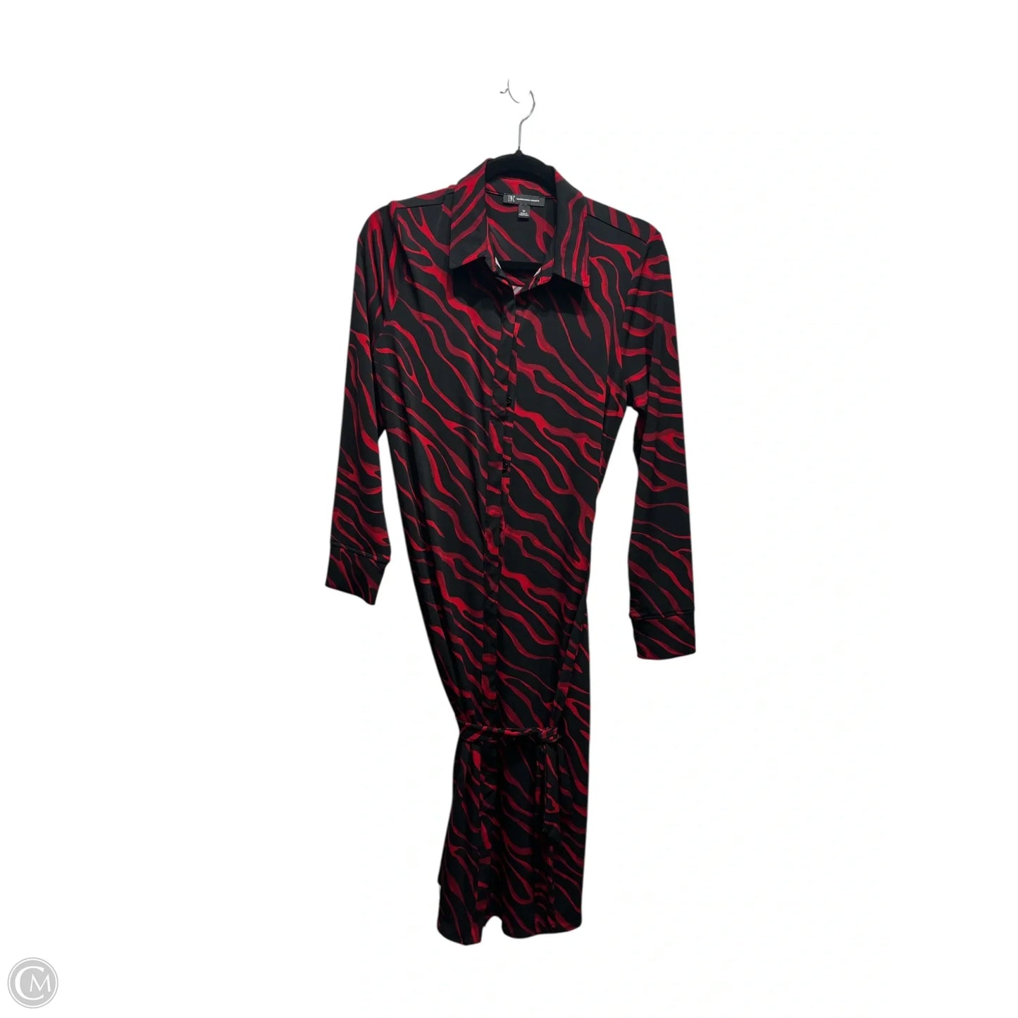 Dress Work By Inc In Black & Red, Size: M