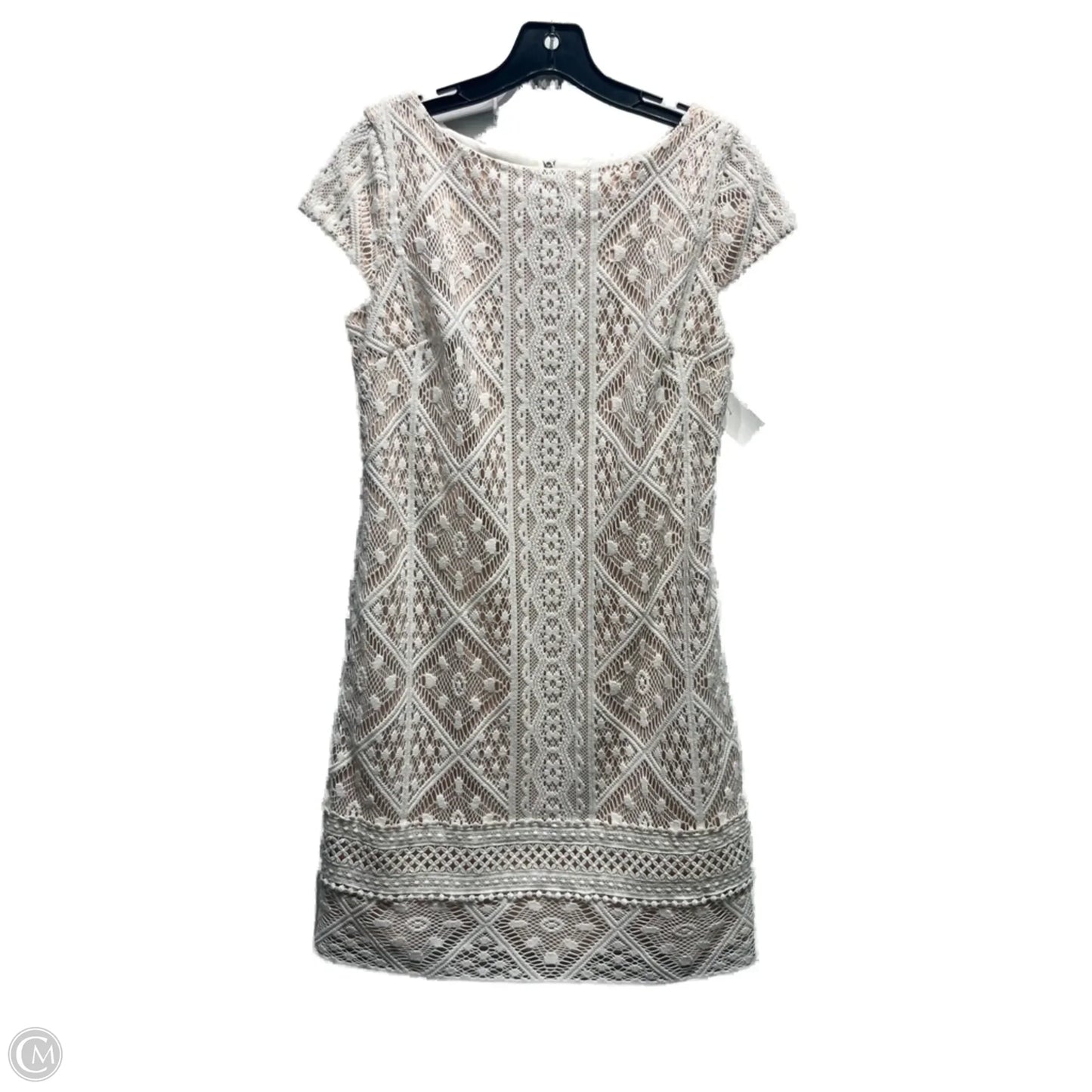 Dress Work By Vince Camuto In Tan & White, Size: 6p