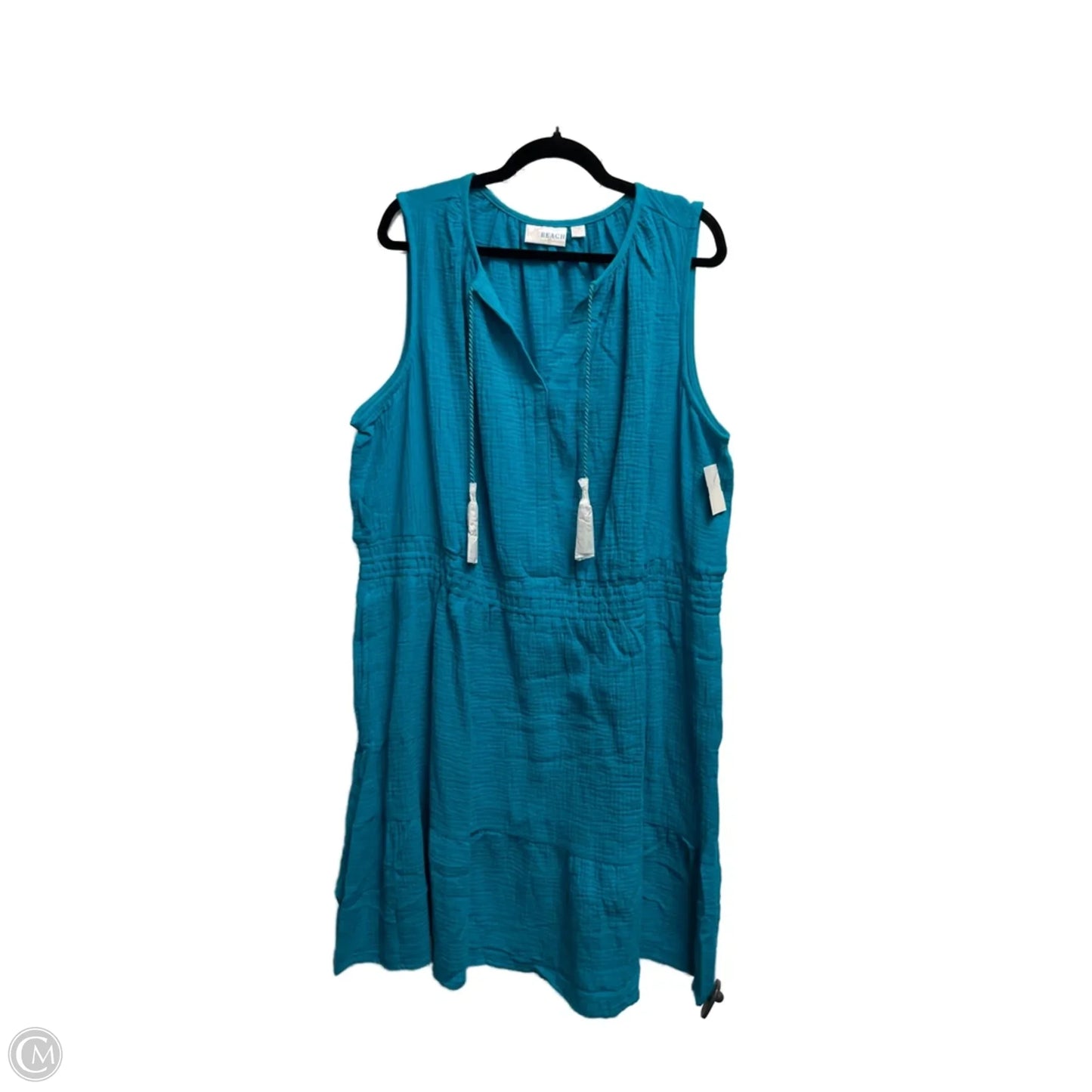 Dress Casual Short By BELLE In Teal, Size: 3x
