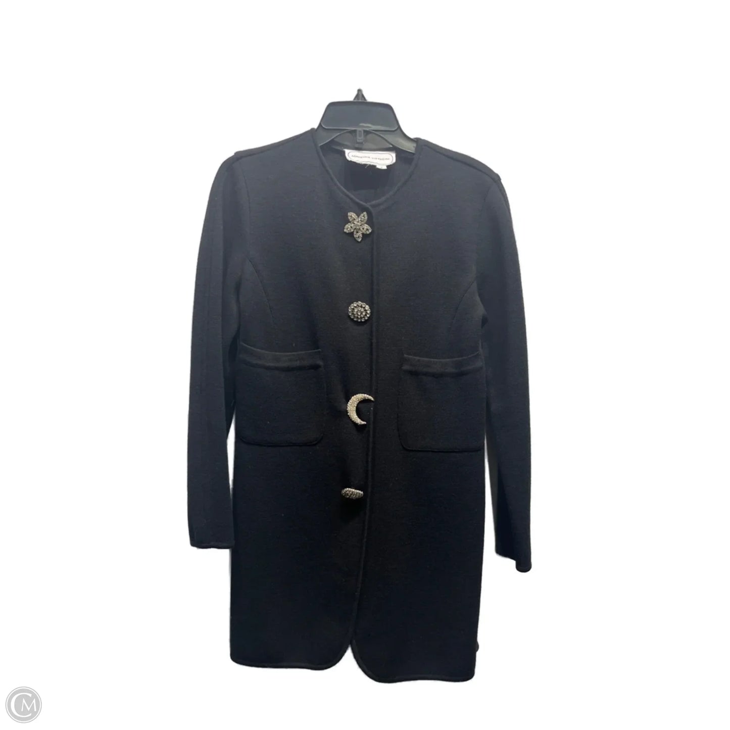 Blazer By Adrienne Vittadini In Black, Size: S