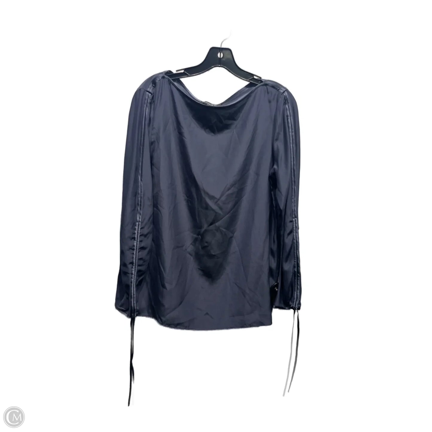 Blouse Designer By Lafayette 148 In Grey, Size: S