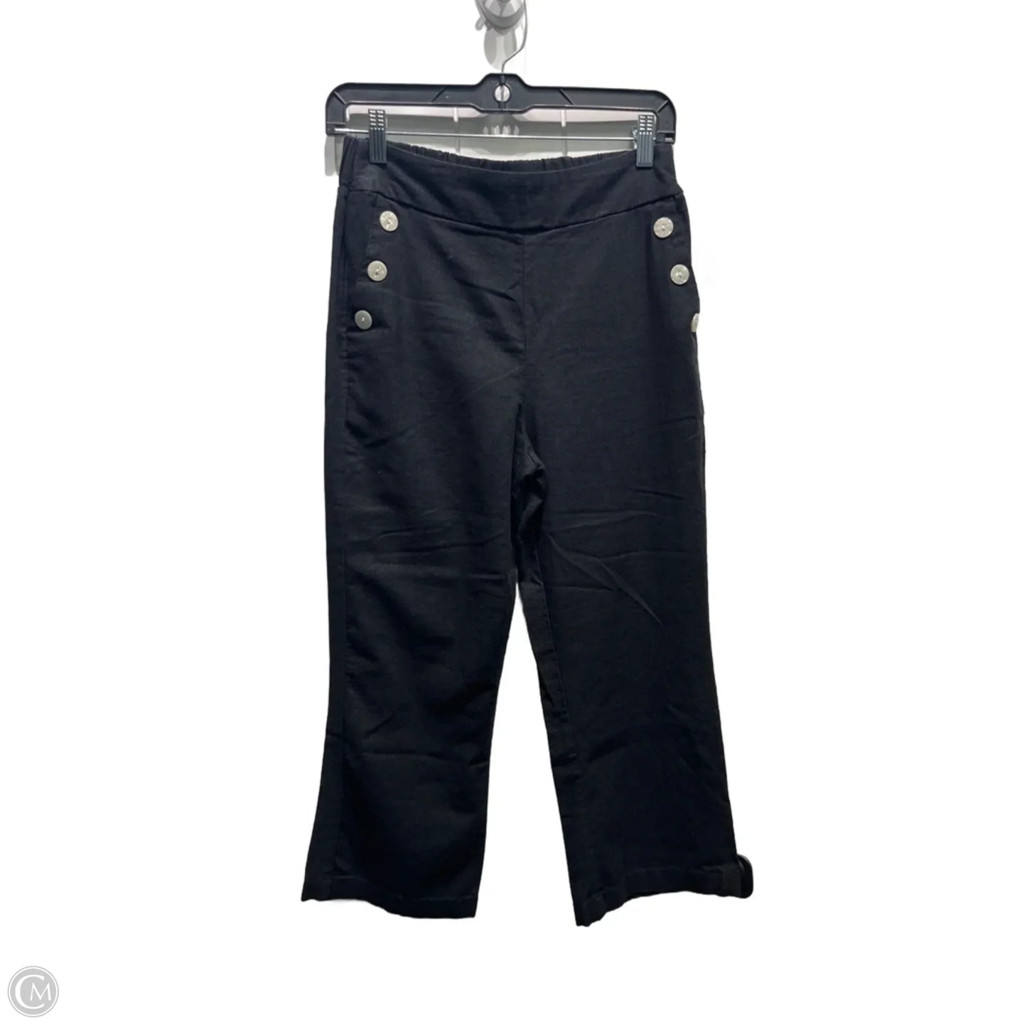 Pants Linen By Nicole By Nicole Miller In Black, Size: S