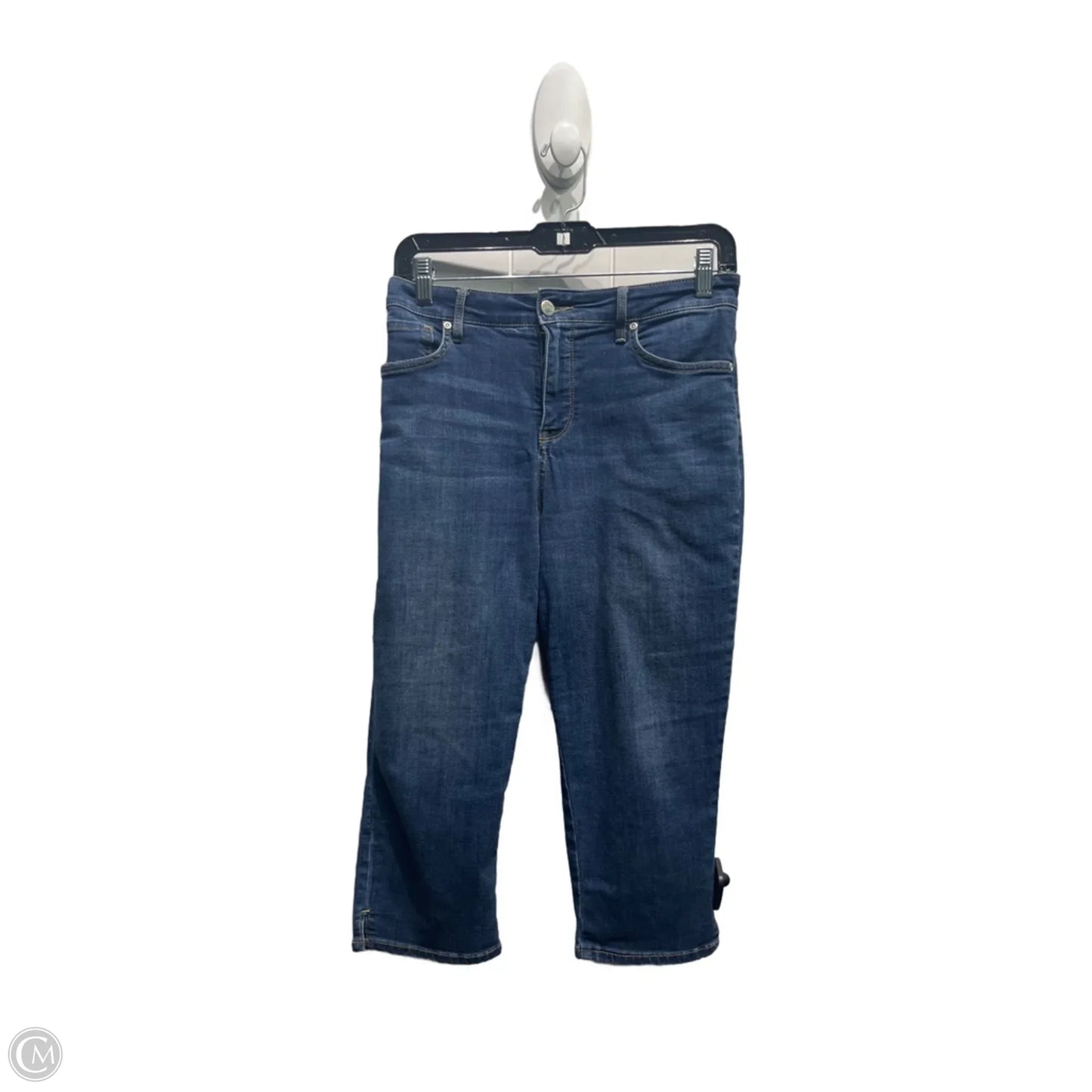 Capris By Not Your Daughters Jeans In Blue Denim, Size: 12