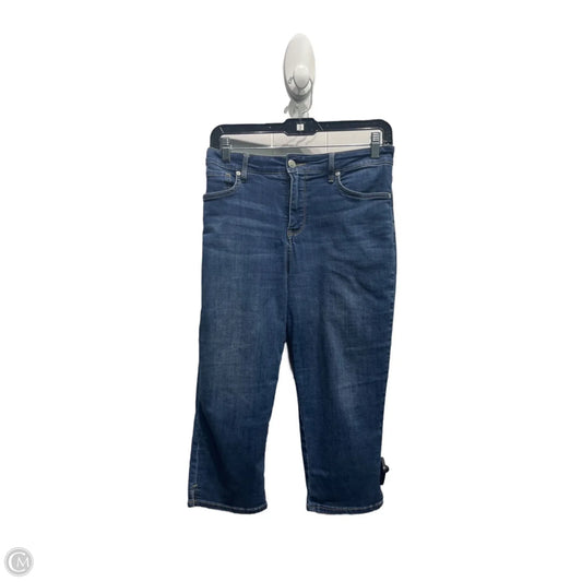 Capris By Not Your Daughters Jeans In Blue Denim, Size: 12