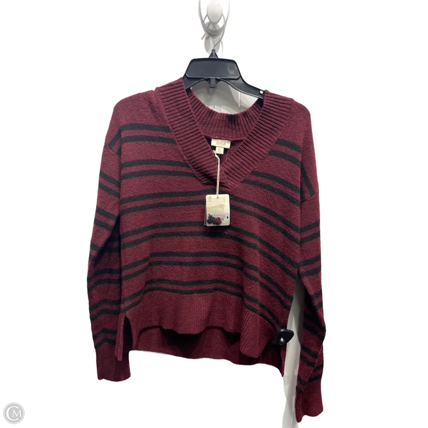 Sweater By Ana In Maroon, Size: Xs