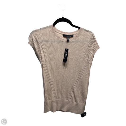 Top Short Sleeve By White House Black Market In Plaid Pattern, Size: S