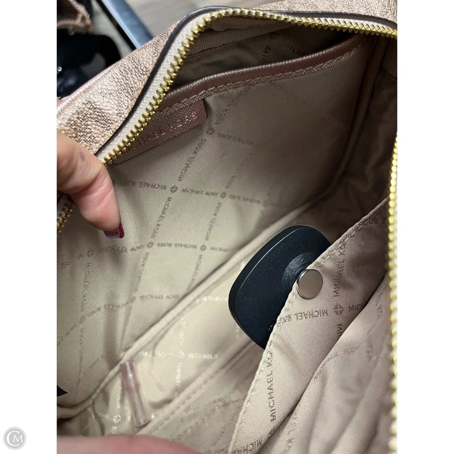 Crossbody Designer By Michael Kors, Size: Medium