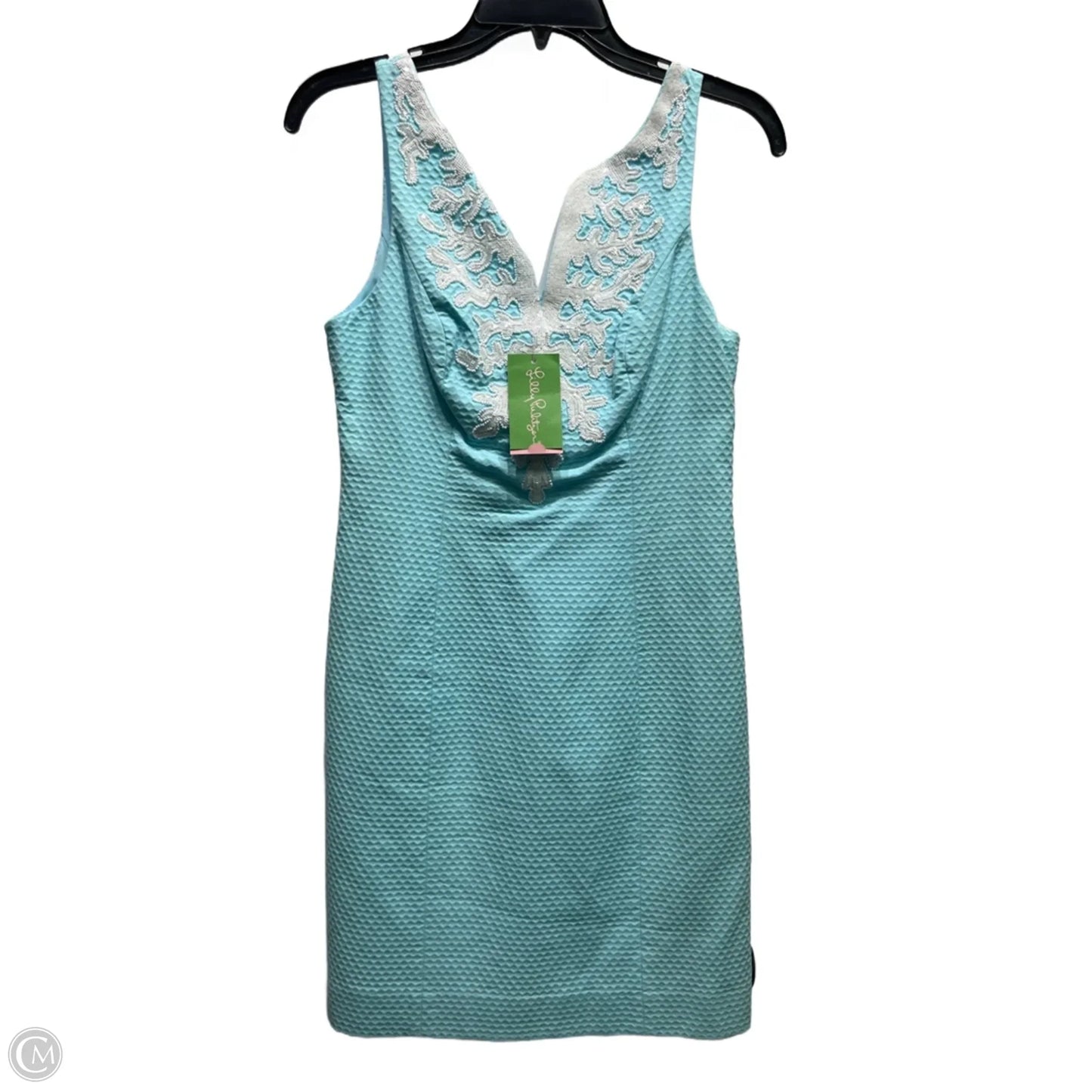 Dress Designer By Lilly Pulitzer In Blue & White, Size: Xxs