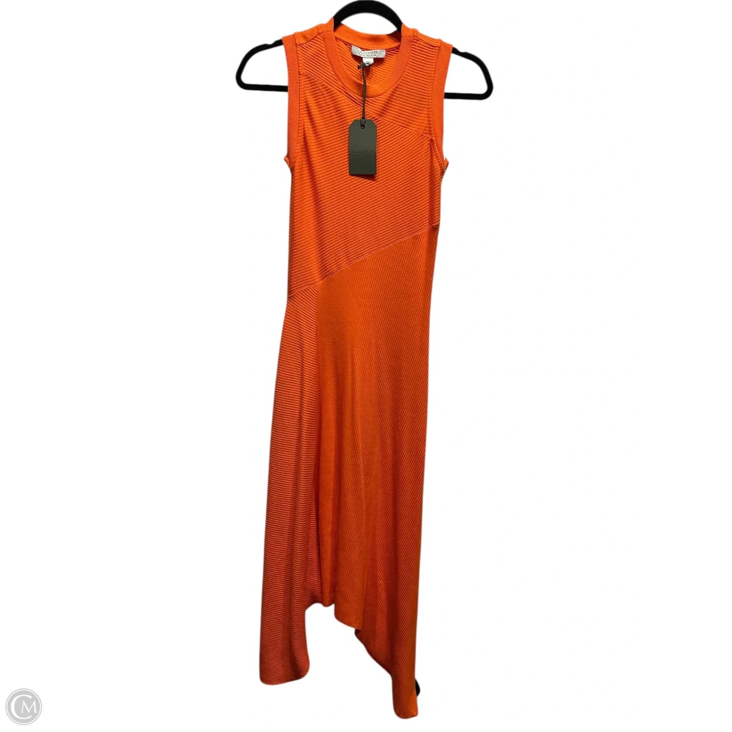 Dress Designer By All Saints In Orange, Size: 0
