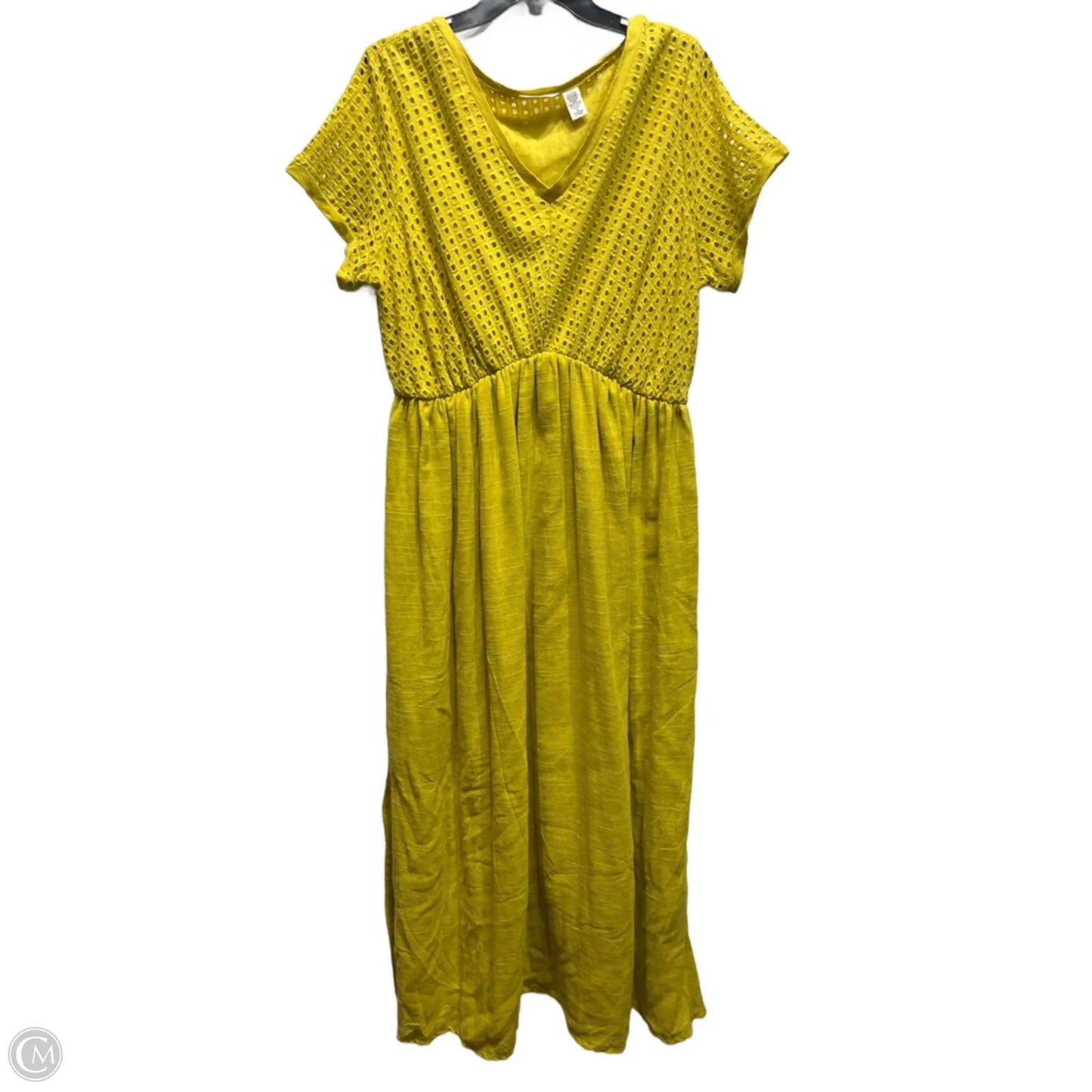 Dress Casual Maxi By Kaktus In Yellow, Size: Xl