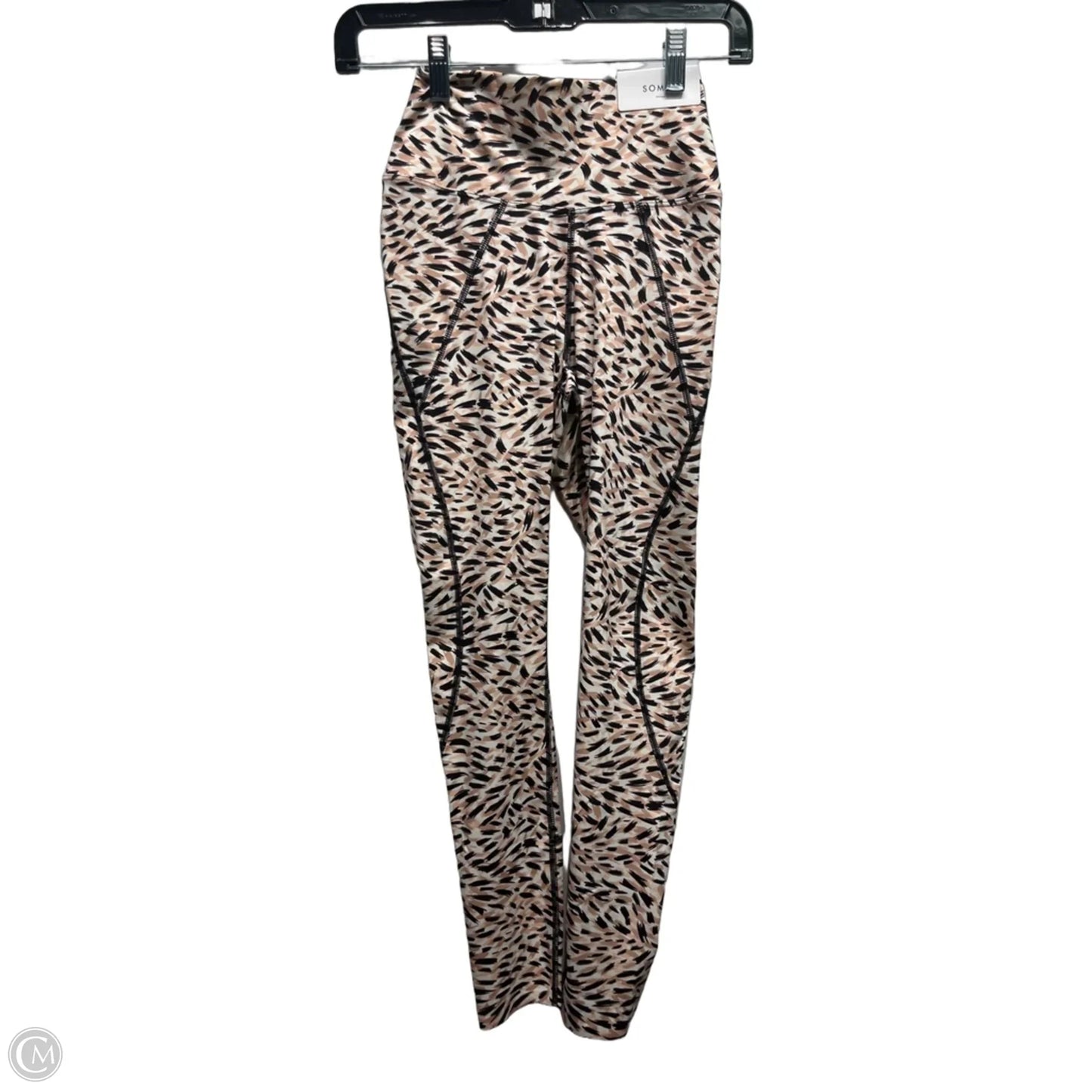 Pants Leggings By Soma In Black & Tan, Size: Xs