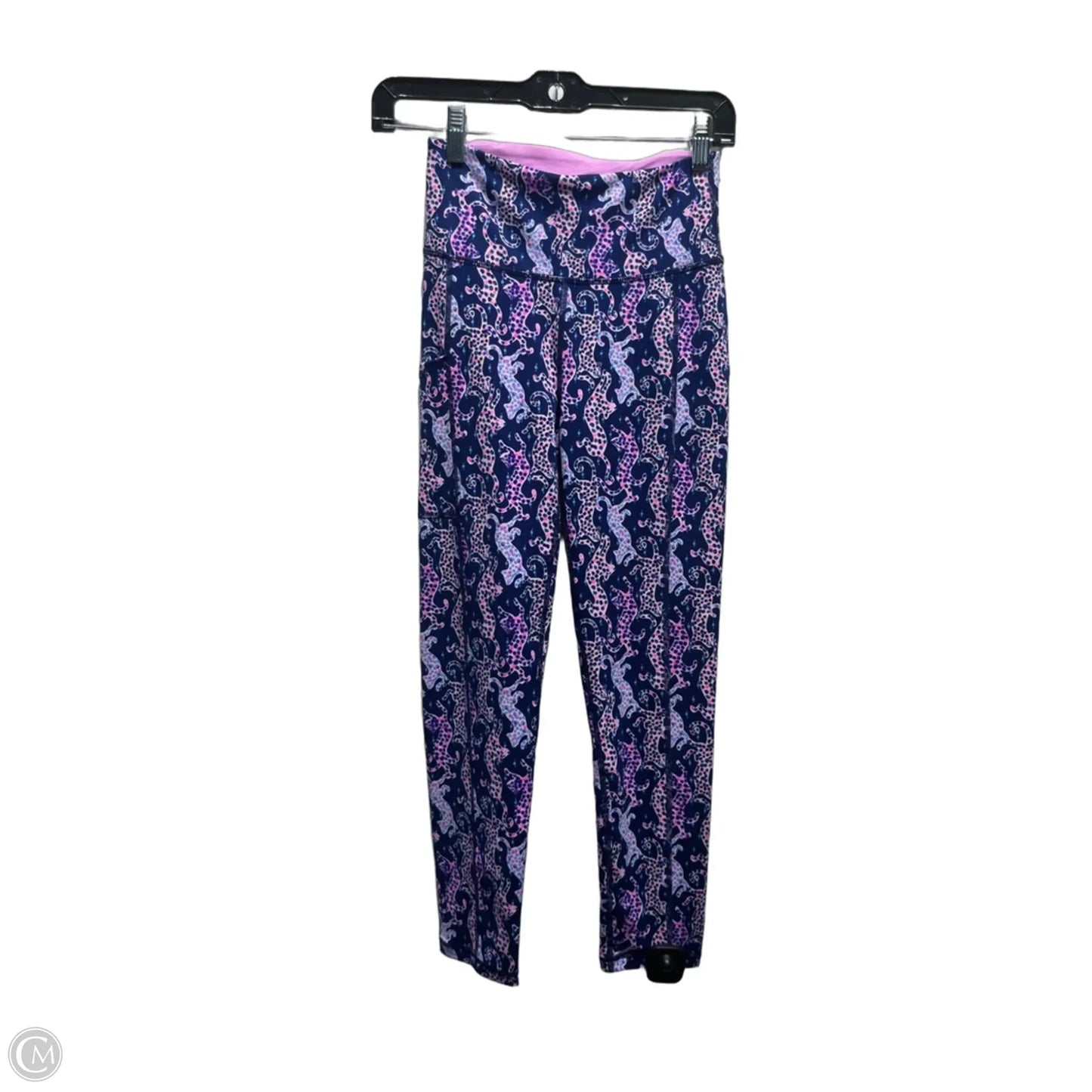 Pants Designer By Lilly Pulitzer In Blue & Pink, Size: Xs
