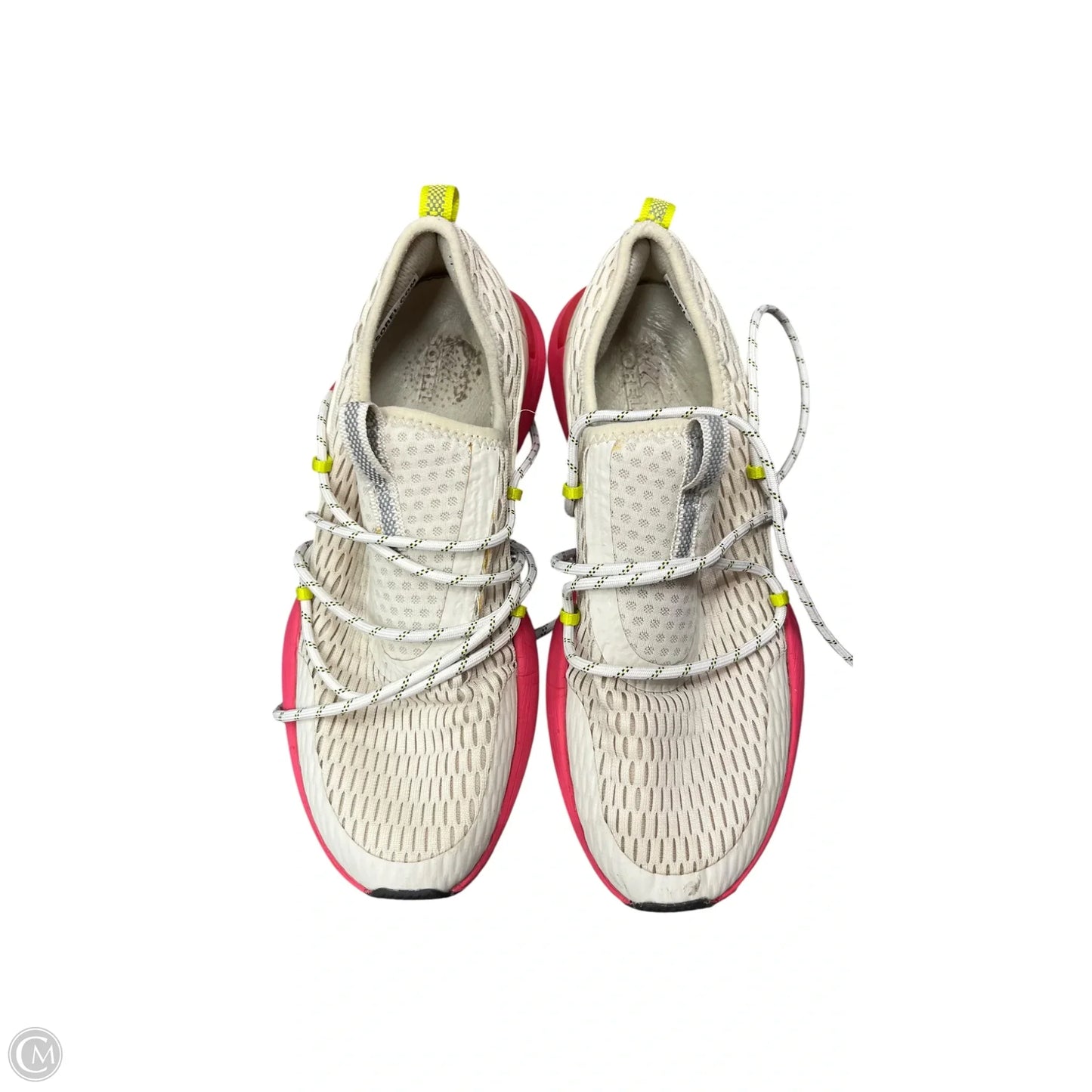 Shoes Athletic By Sorel In Pink & Yellow, Size: 6.5