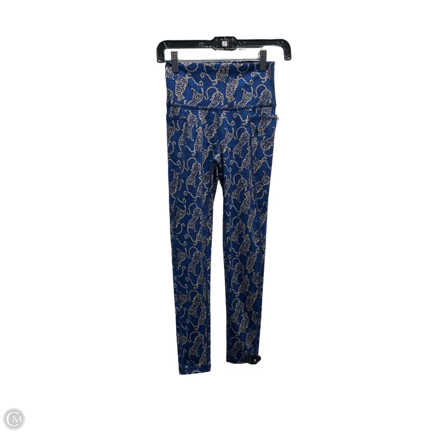 Pants Designer By Lilly Pulitzer In Blue & Gold, Size: Xs