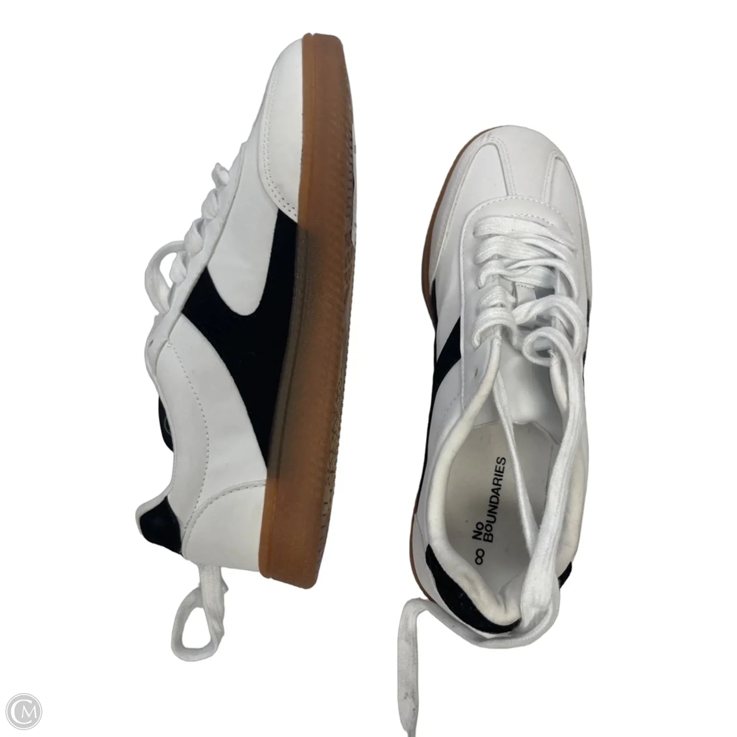 Shoes Sneakers By No Boundaries In Black & White, Size: 8