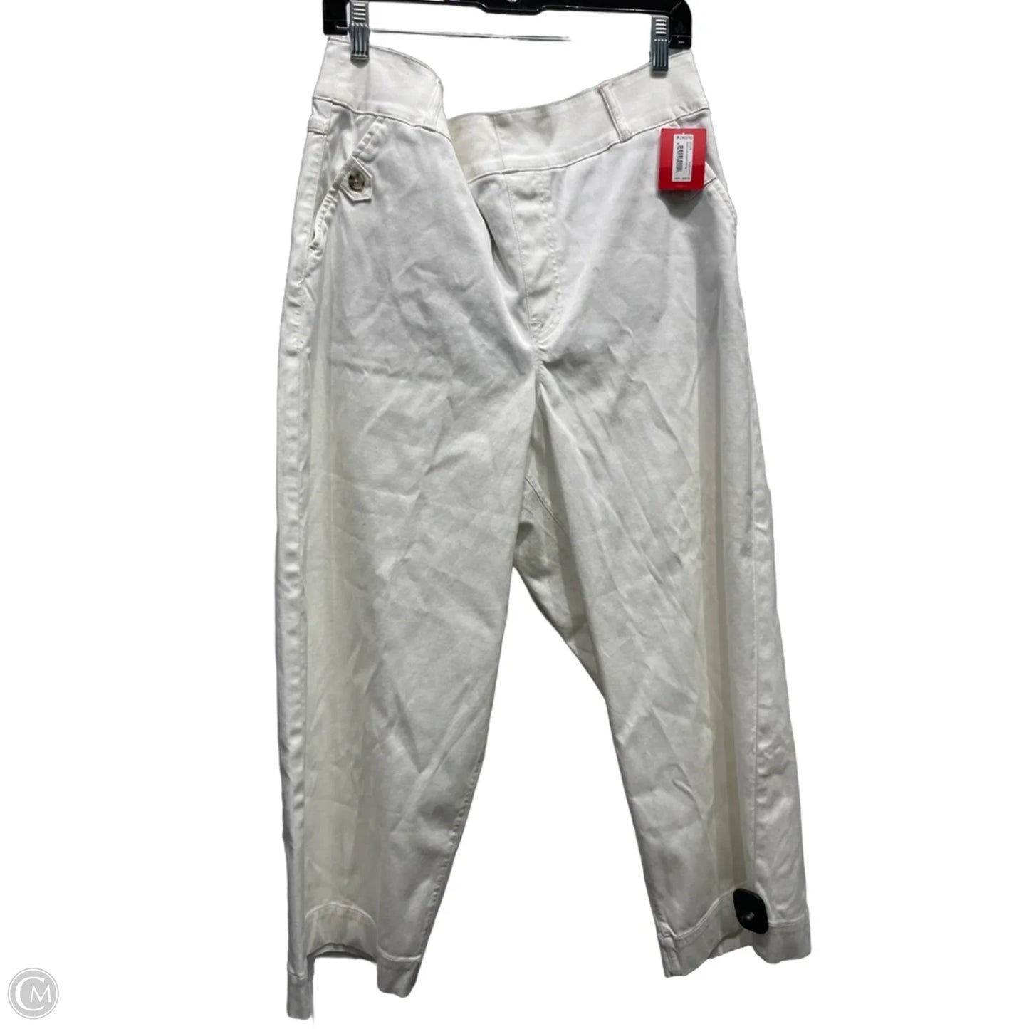 Pants Wide Leg By Spanx In White, Size: 2x