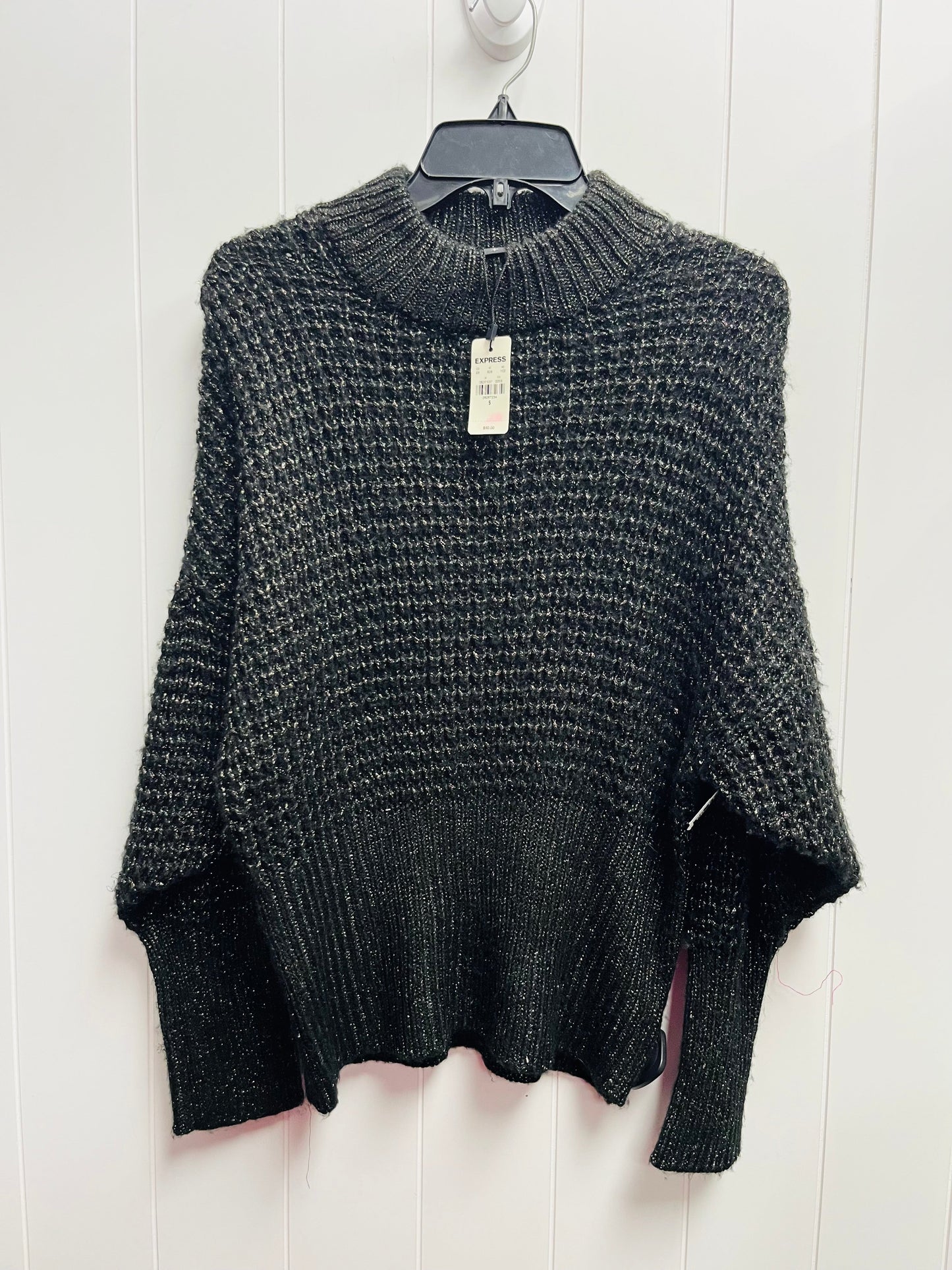 Sweater By Express In Black, Size: S