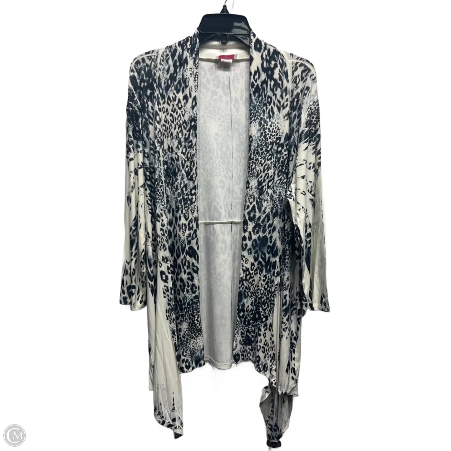 Cardigan By PRETTY WOMAN In Black & Cream, Size: L