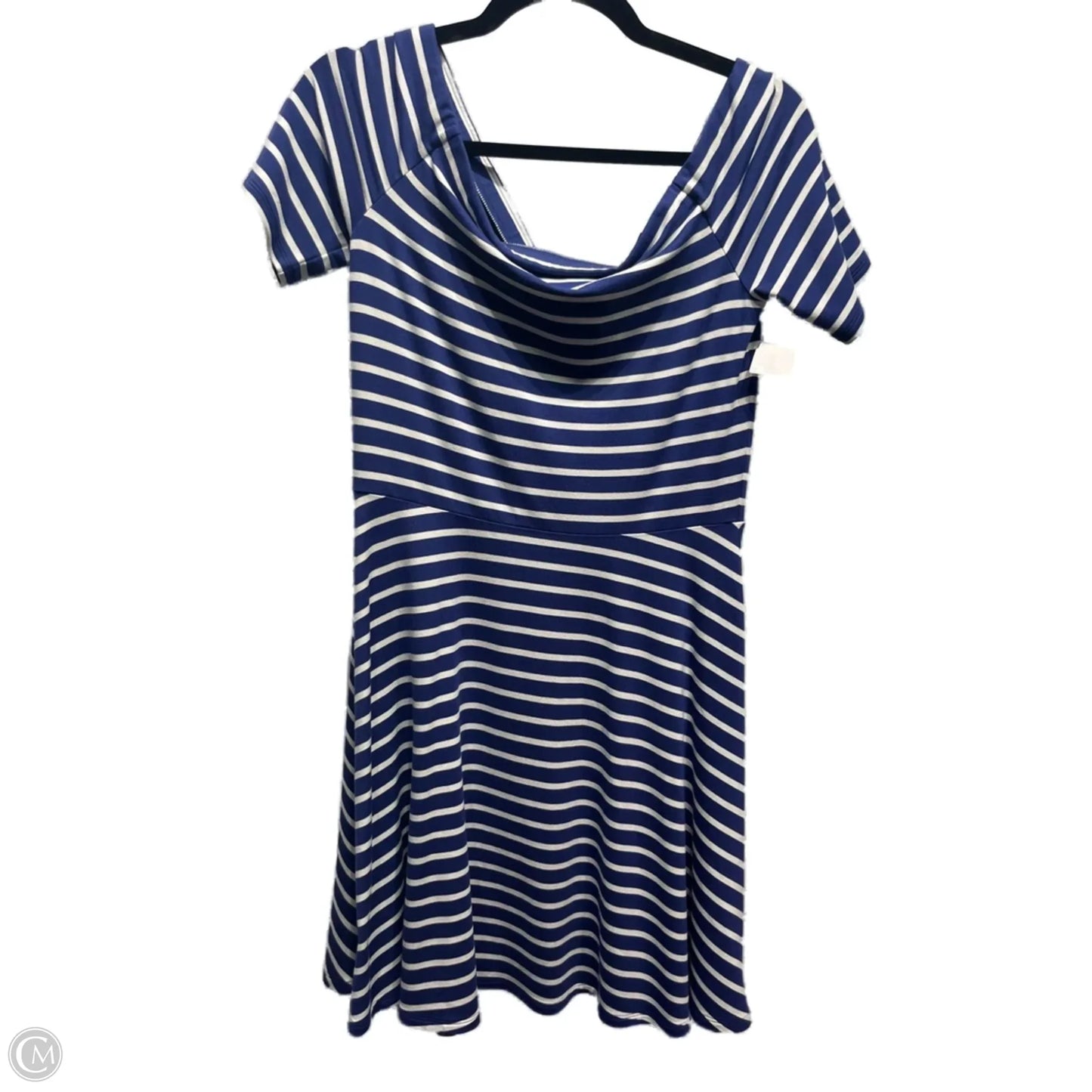 Dress Casual Short By White House Black Market In Blue & White, Size: S