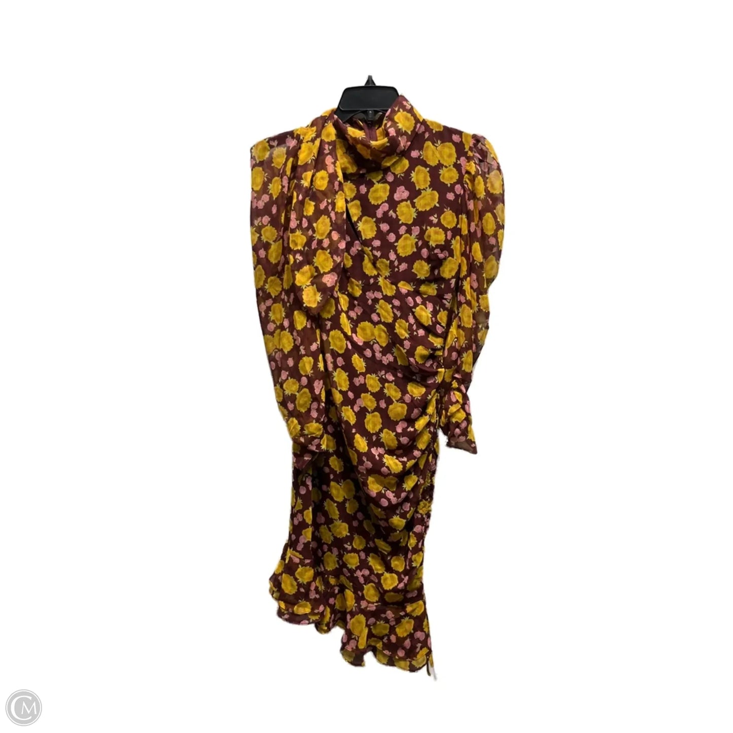 Dress Party Midi By Cmc In Maroon, Size: 2