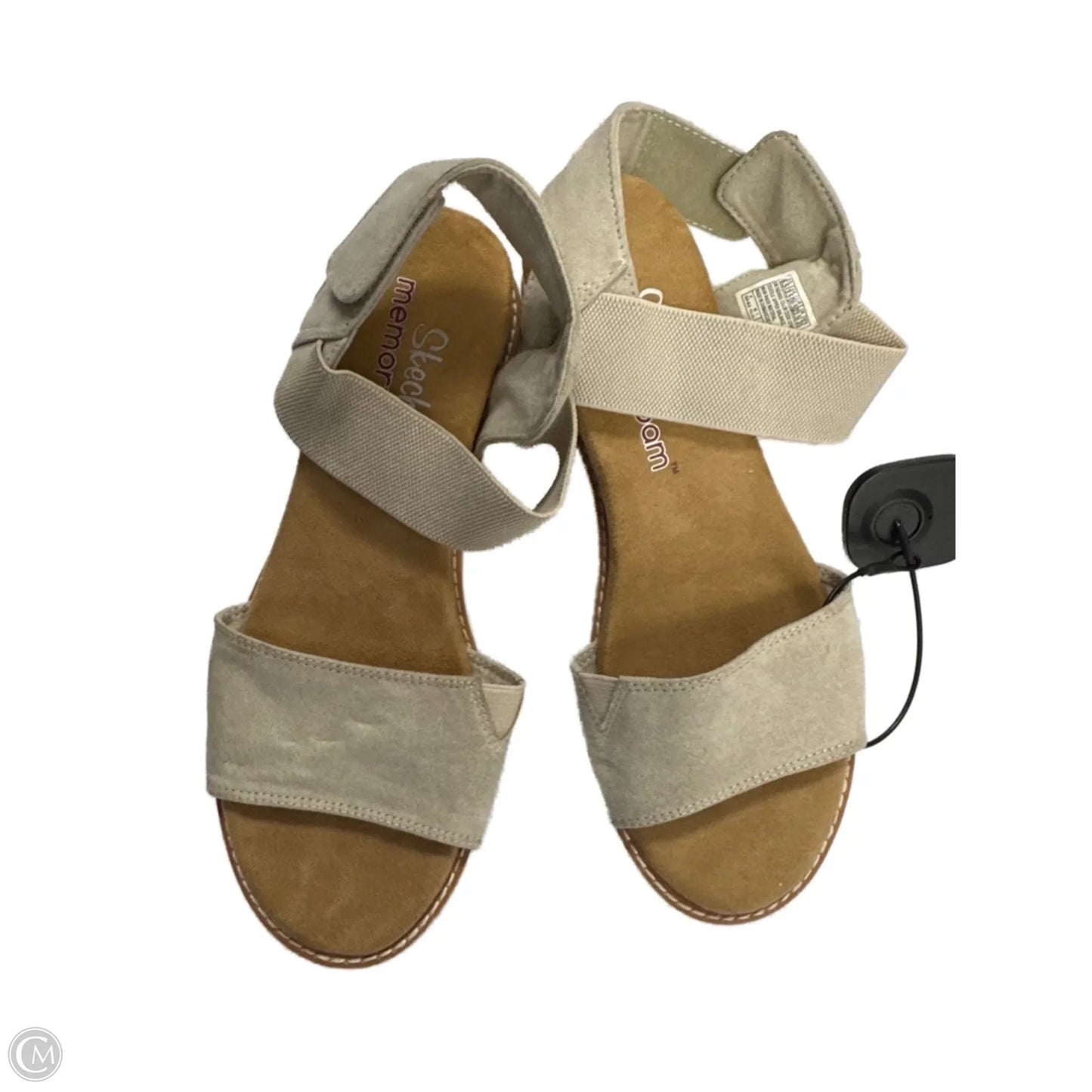 Sandals Flats By Skechers In Tan, Size: 6.5