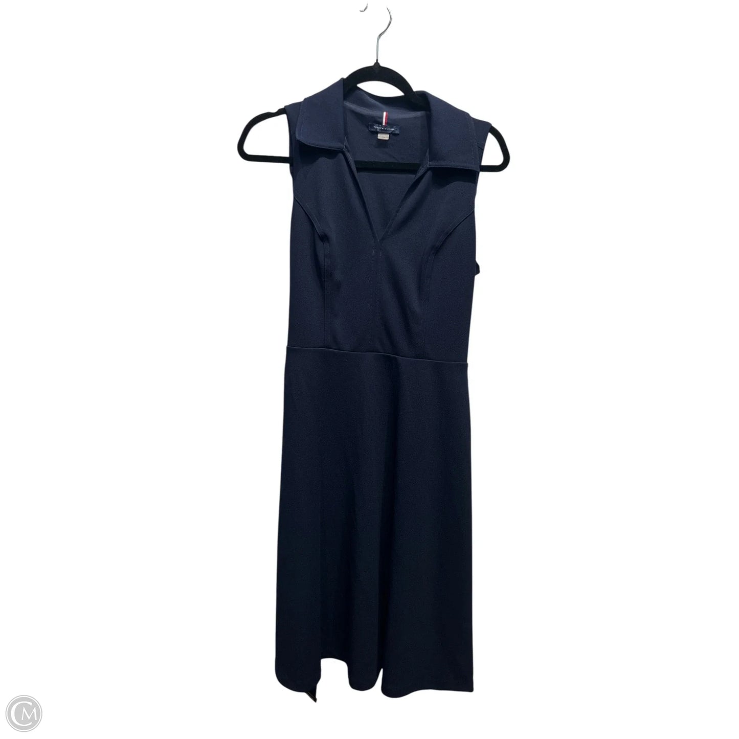 Dress Work By Tommy Hilfiger In Navy, Size: 10