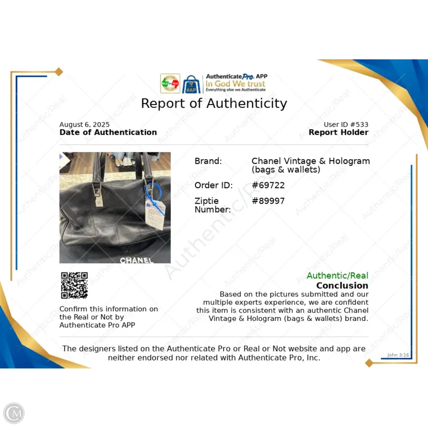 Handbag Luxury Designer By Chanel, Size: Medium