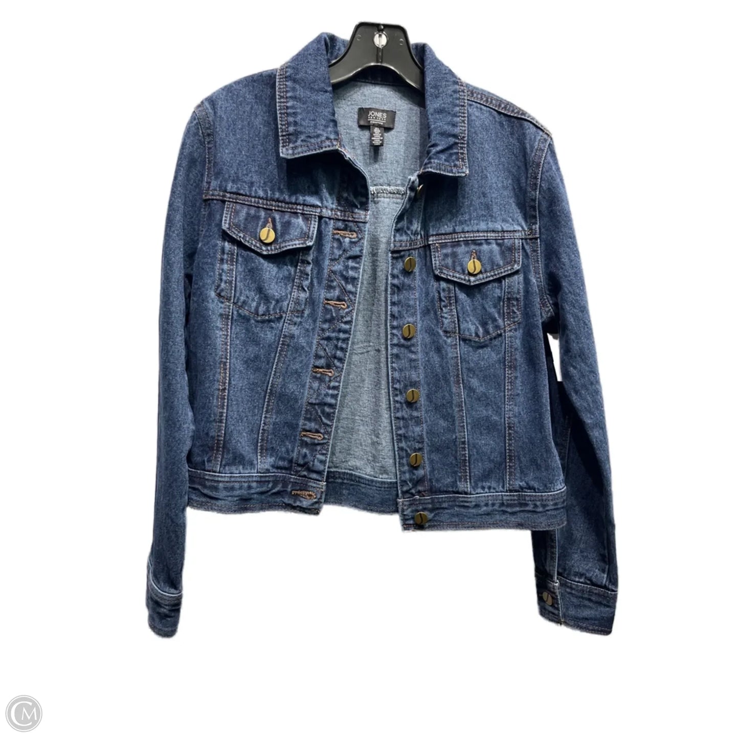 Jacket Denim By Jones New York In Blue Denim, Size: S