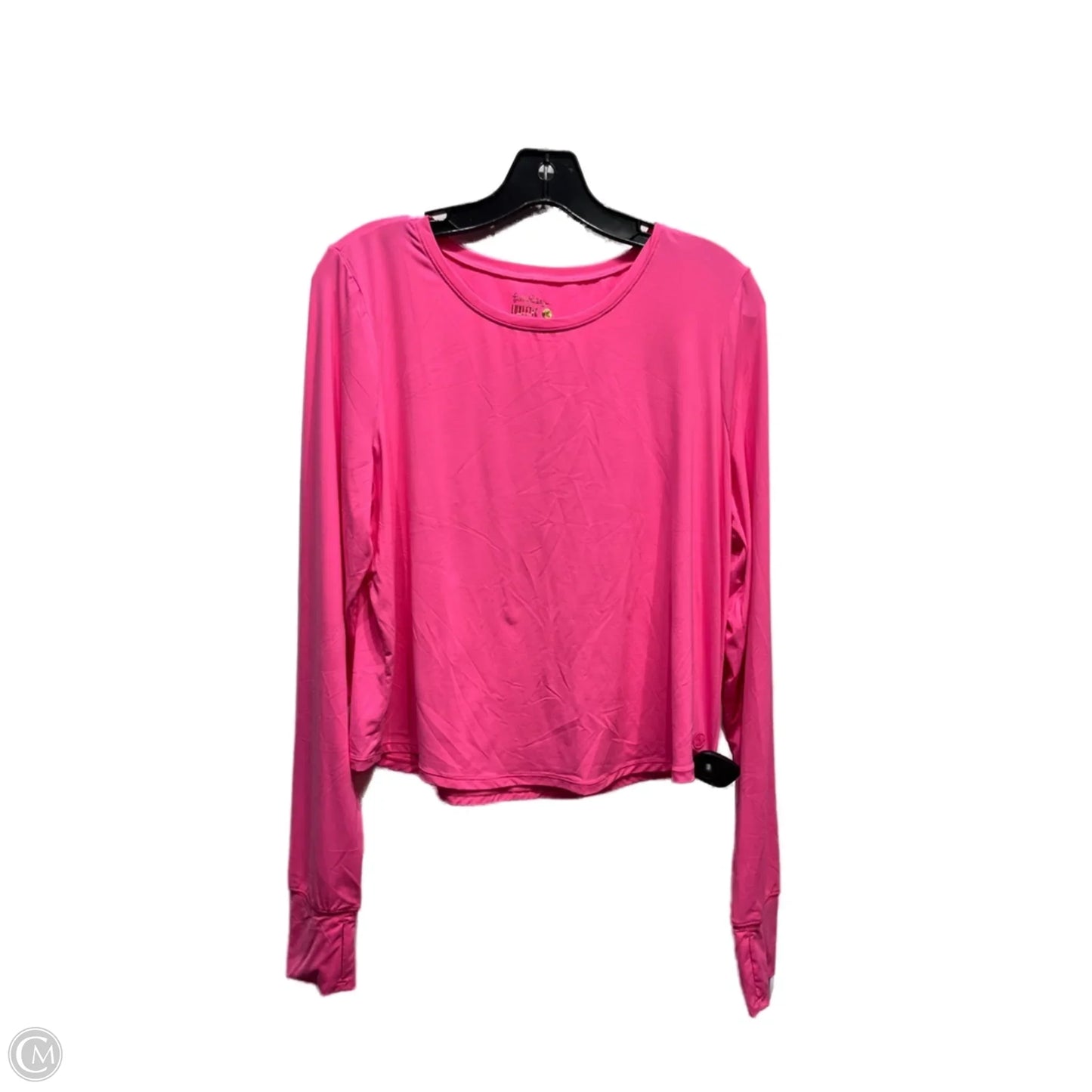 Top Long Sleeve Designer By Lilly Pulitzer In Pink, Size: L
