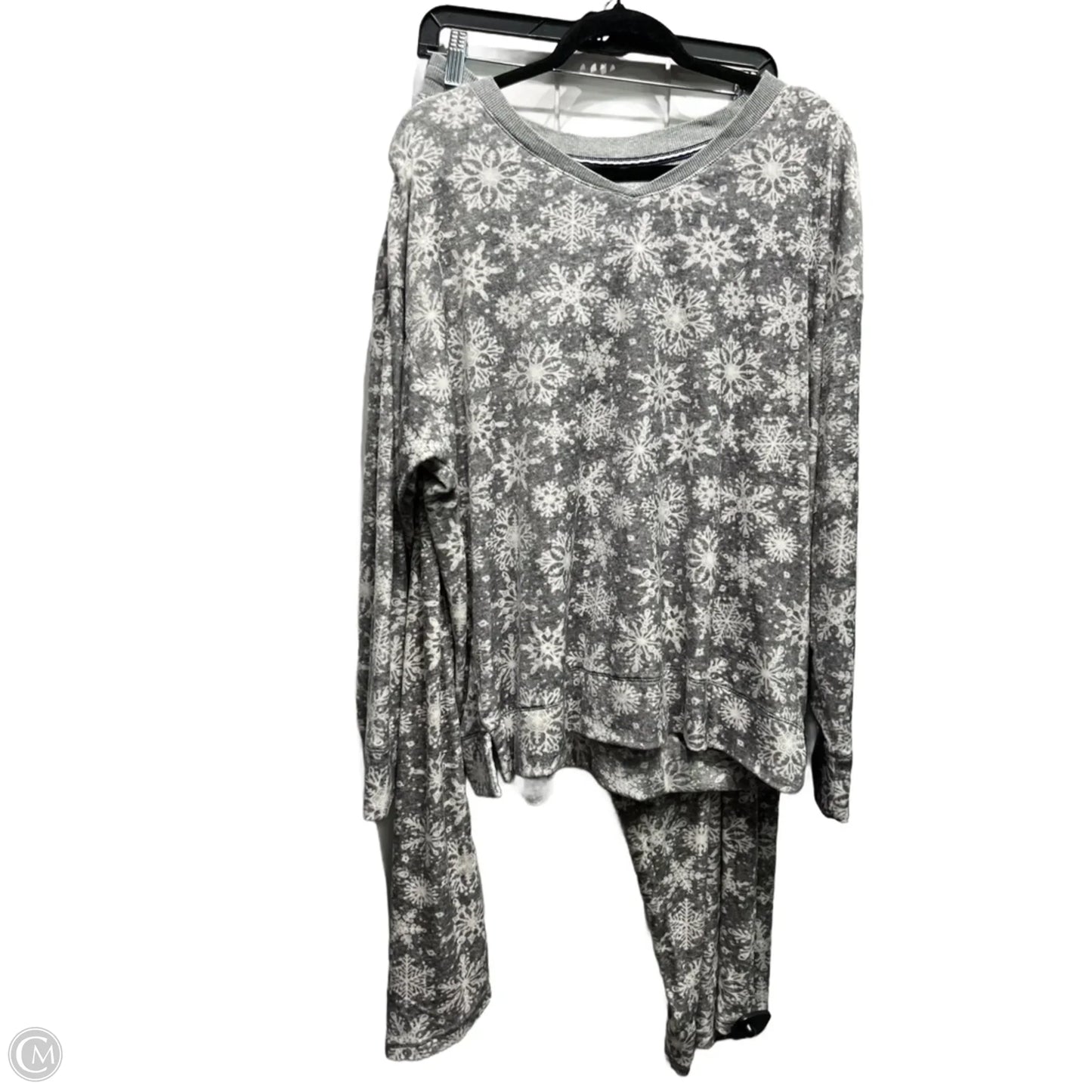 Lounge Set Pants By Nautica In Grey & White, Size: Xl