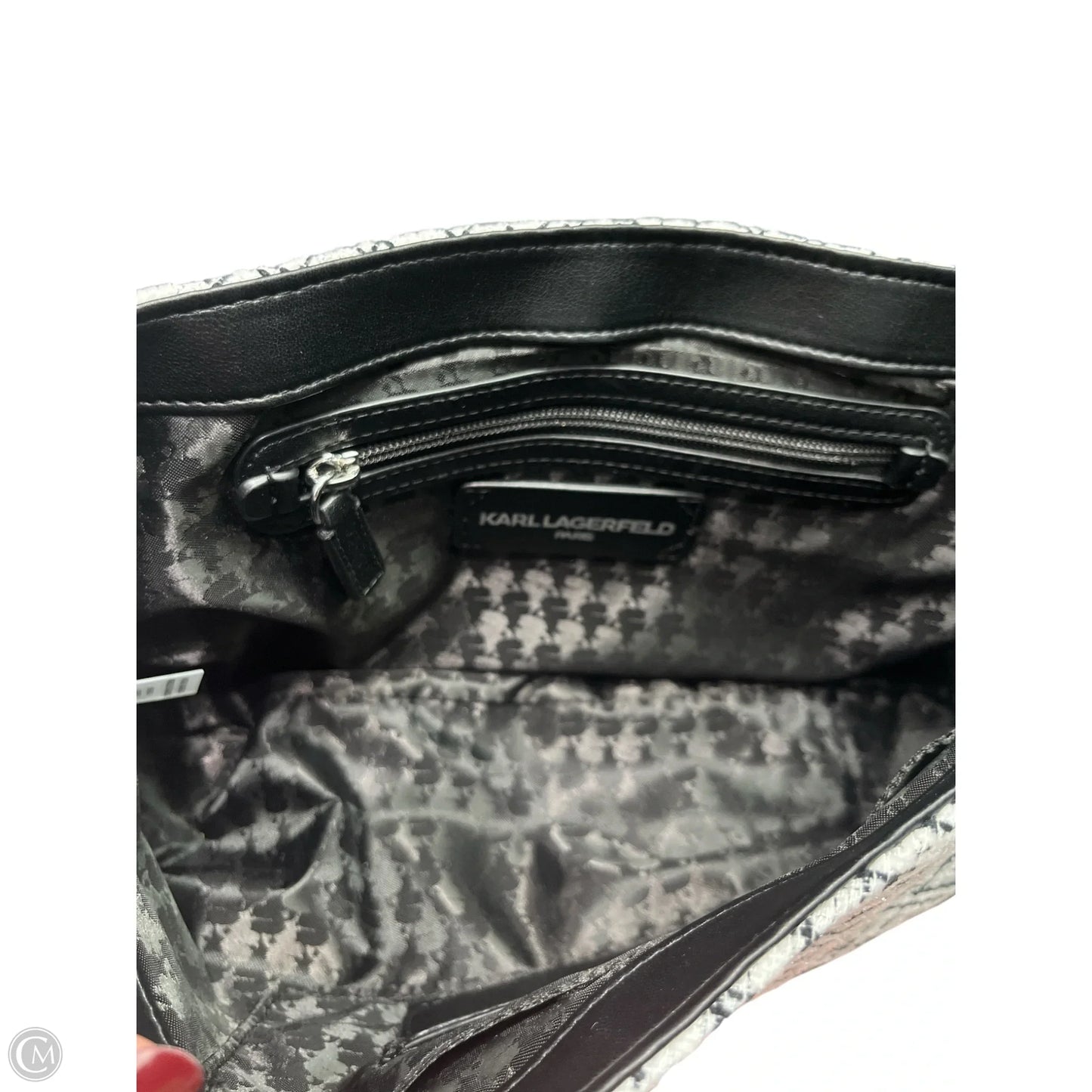 Handbag Designer By Karl Lagerfeld, Size: Medium
