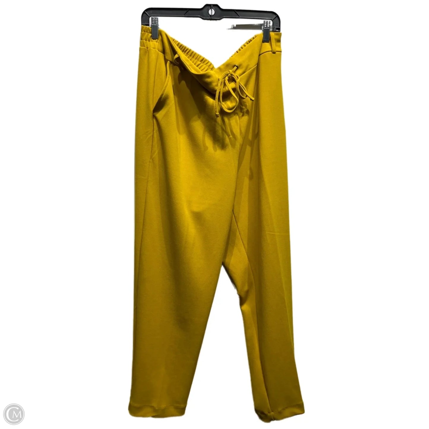 Pants Wide Leg By Jones And Co In Yellow, Size: 1x