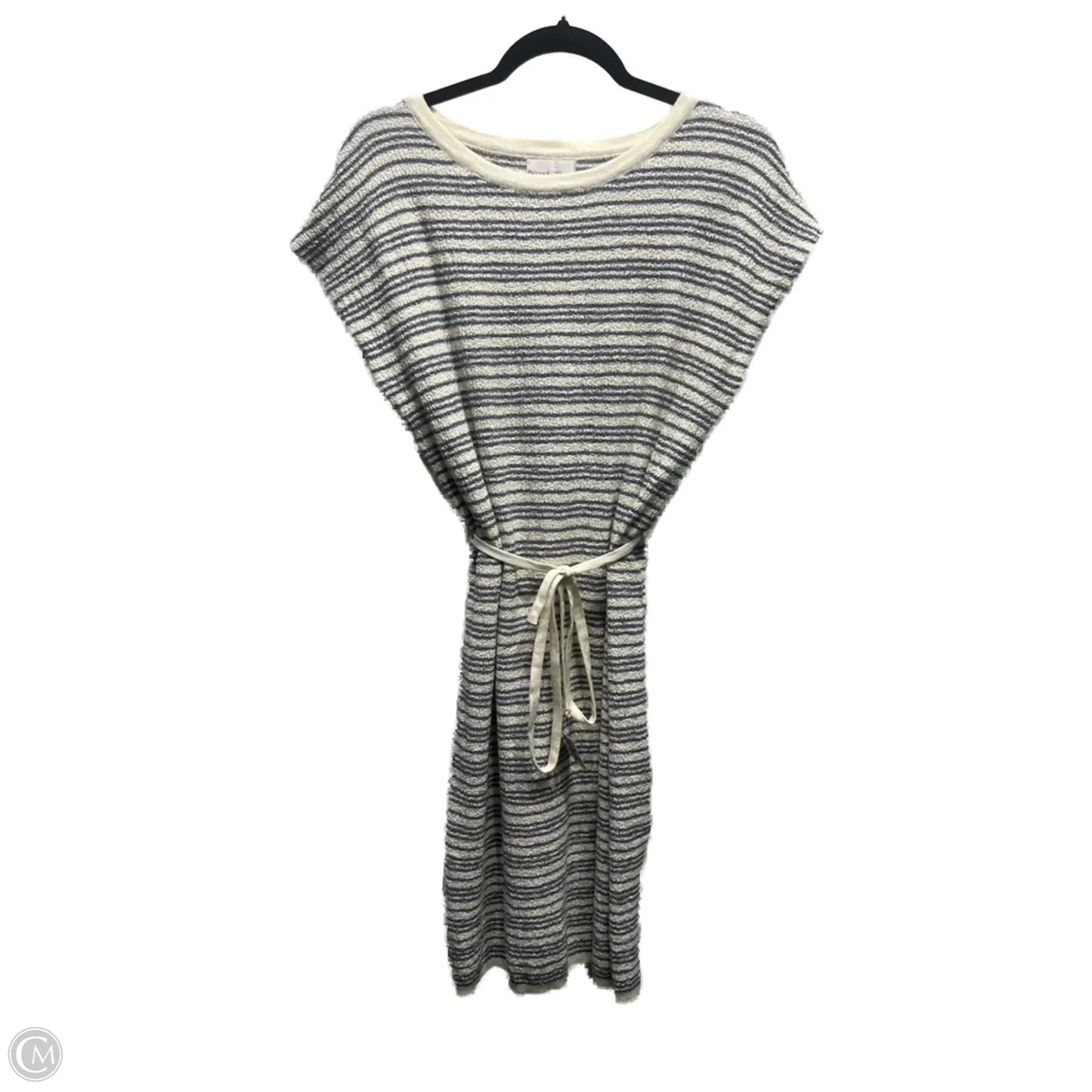 Dress Casual Short By Be Cool In Cream & Grey, Size: S