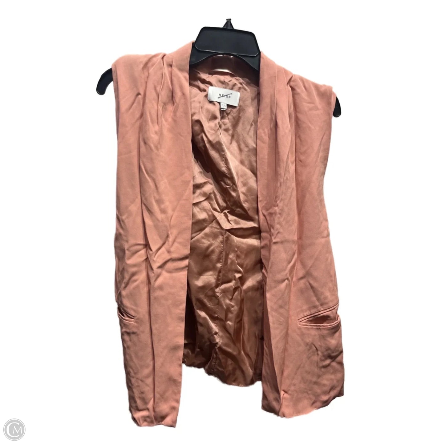 Vest Other By Reiss In Pink, Size: S