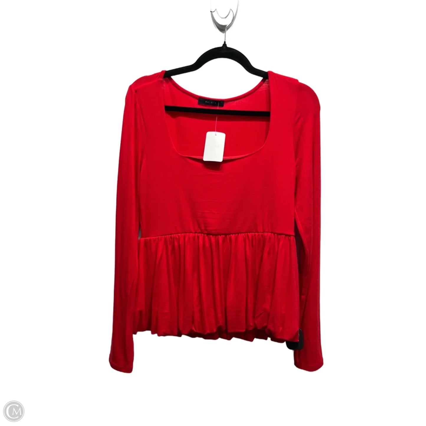 Top Long Sleeve By 21 saints In Red, Size: L