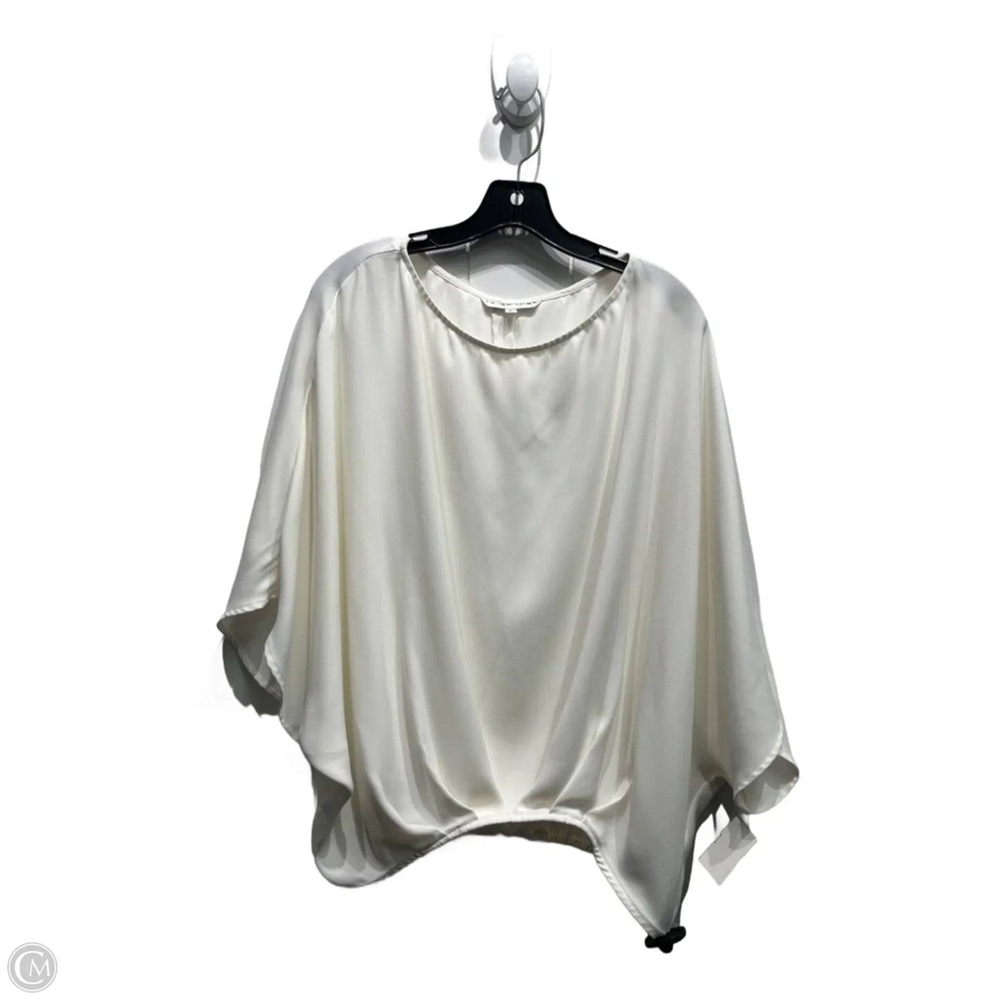 Top Short Sleeve By Trina Turk In White, Size: L