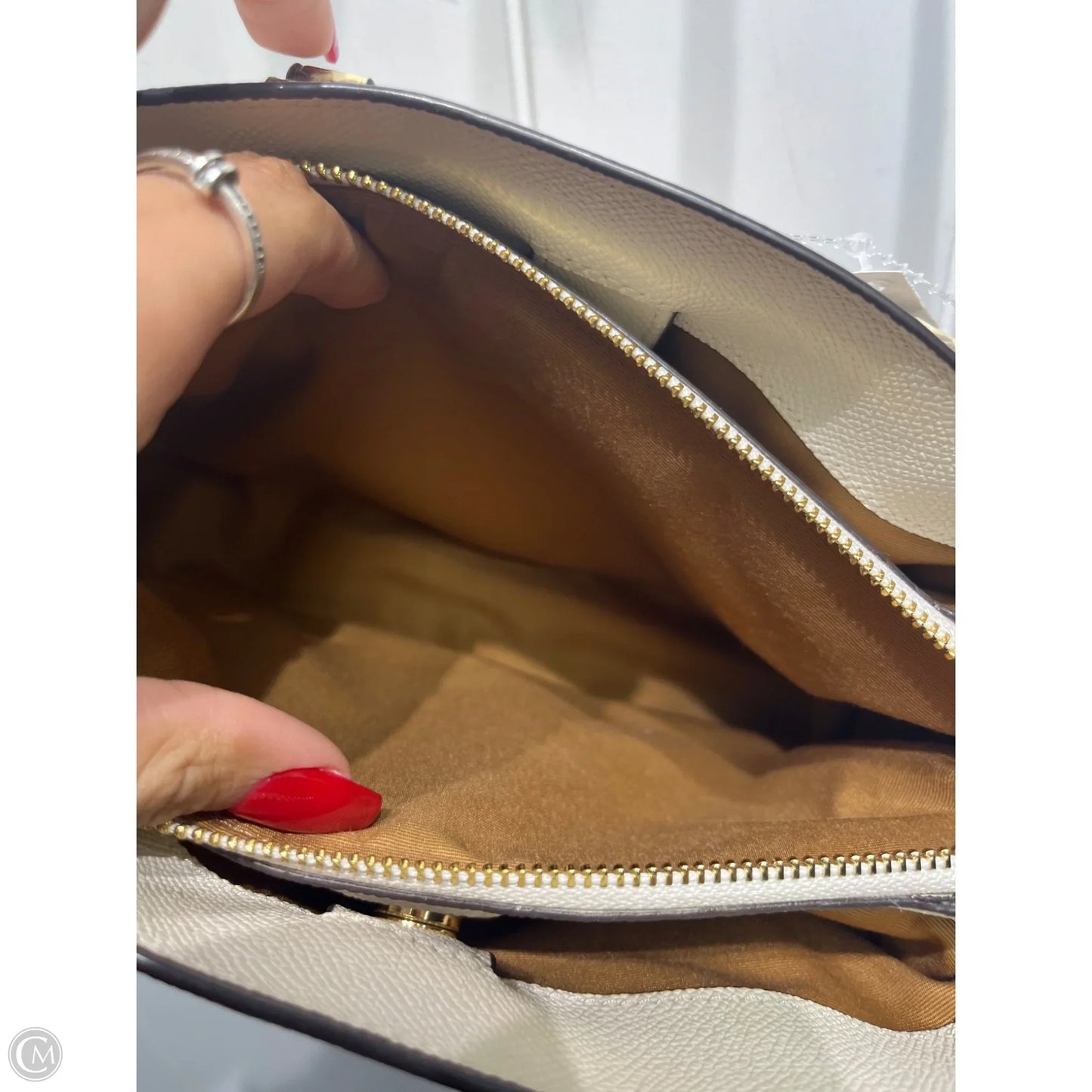 Handbag Designer By Coach, Size: Medium