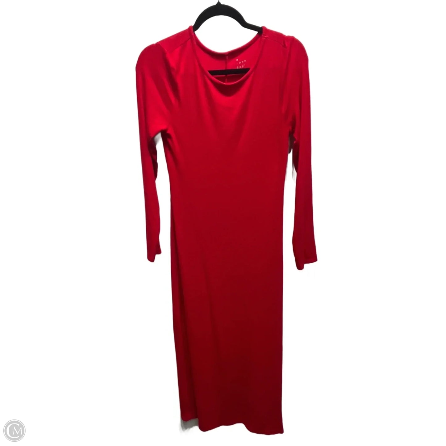 Dress Casual Maxi By A New Day In Red, Size: Xs