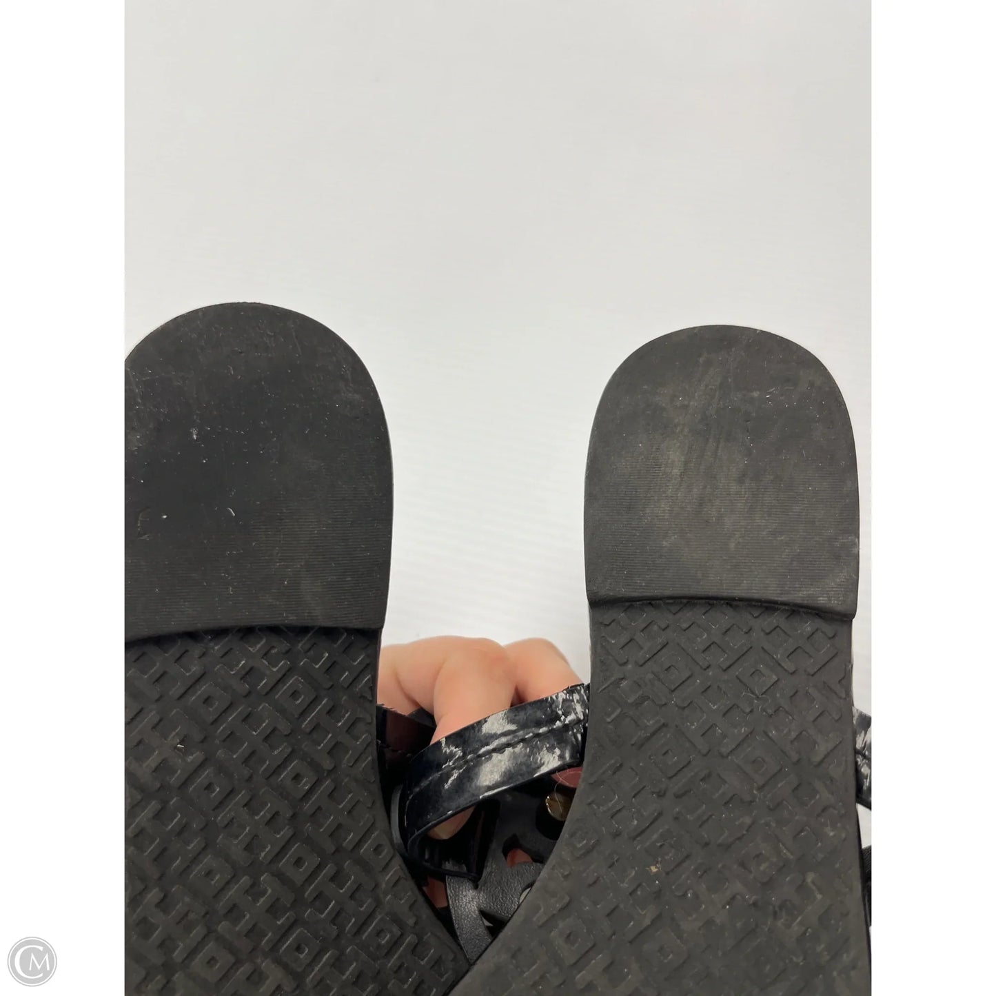 Sandals Designer By Tory Burch In Black, Size: 7