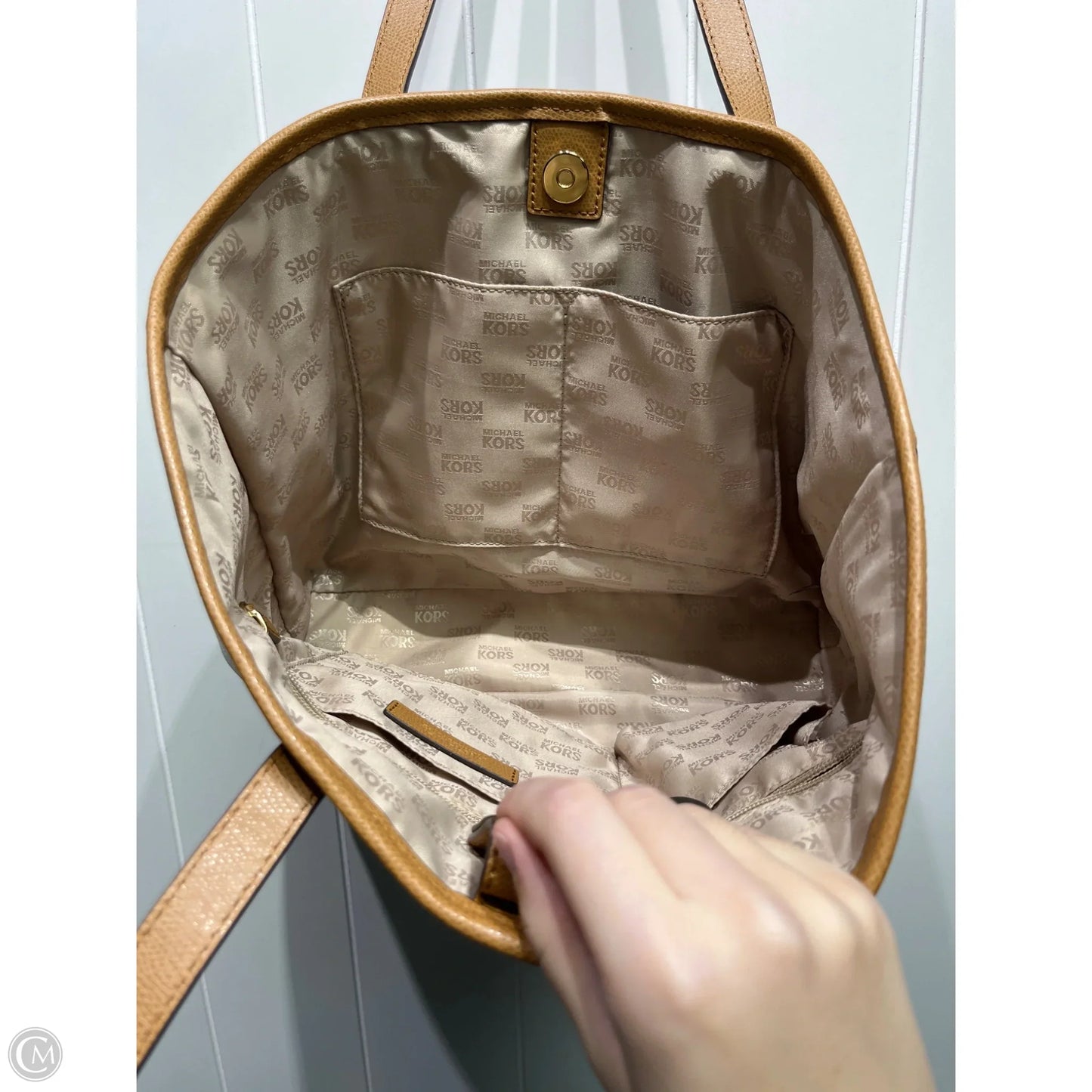 Tote Designer By Michael Kors, Size: Medium