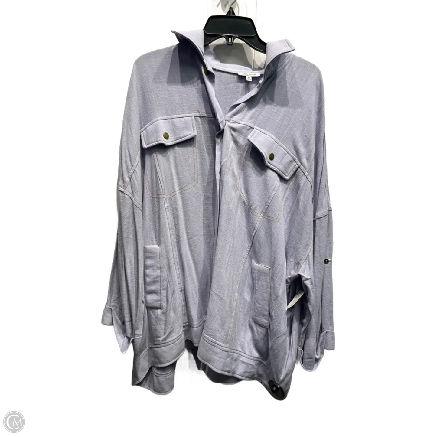 Jacket Other By White Birch In Purple, Size: 3x